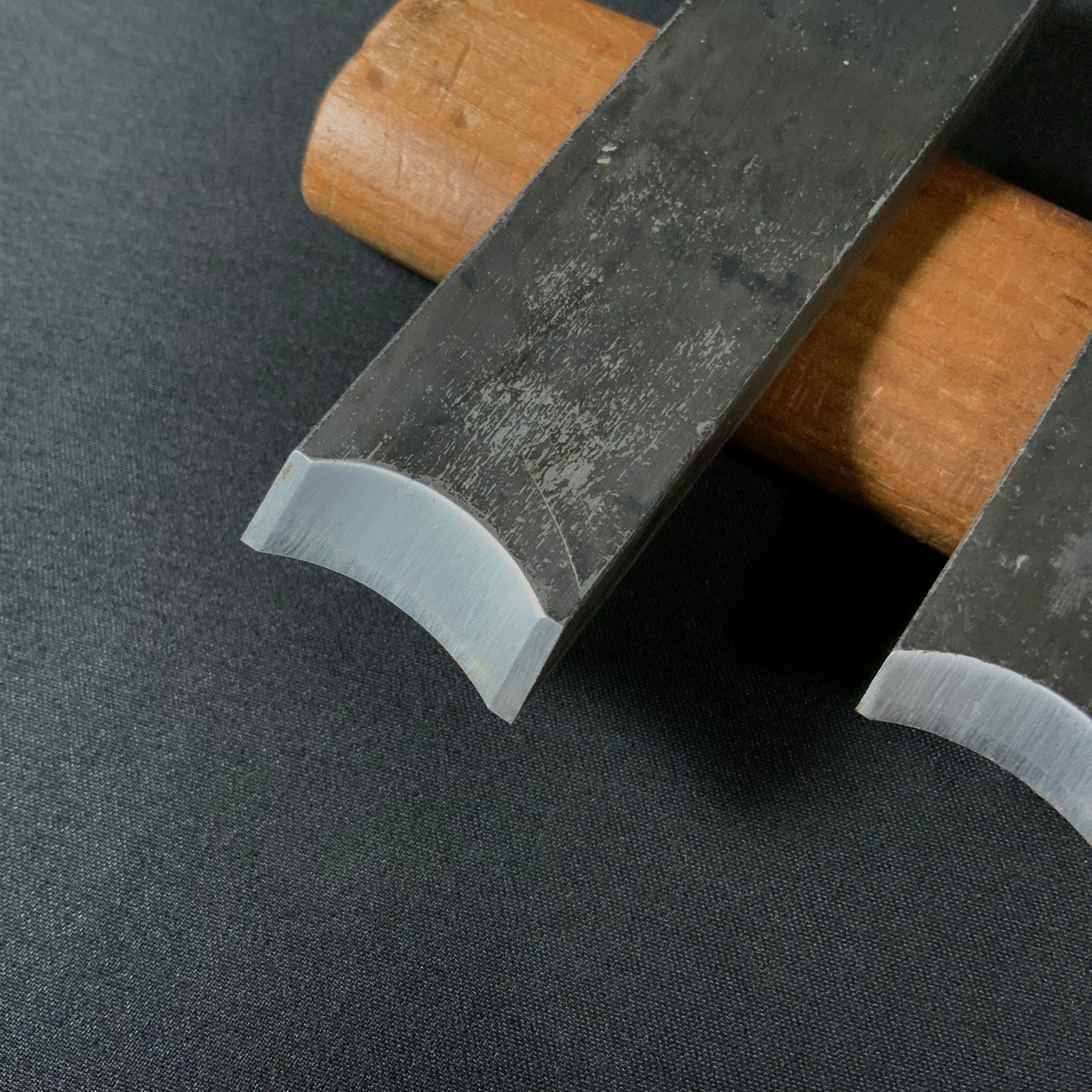 Rounding Plane Blue Steel  (Uchimaru Kanna) made by Komori  小森作 内丸鉋合付 青紙鋼