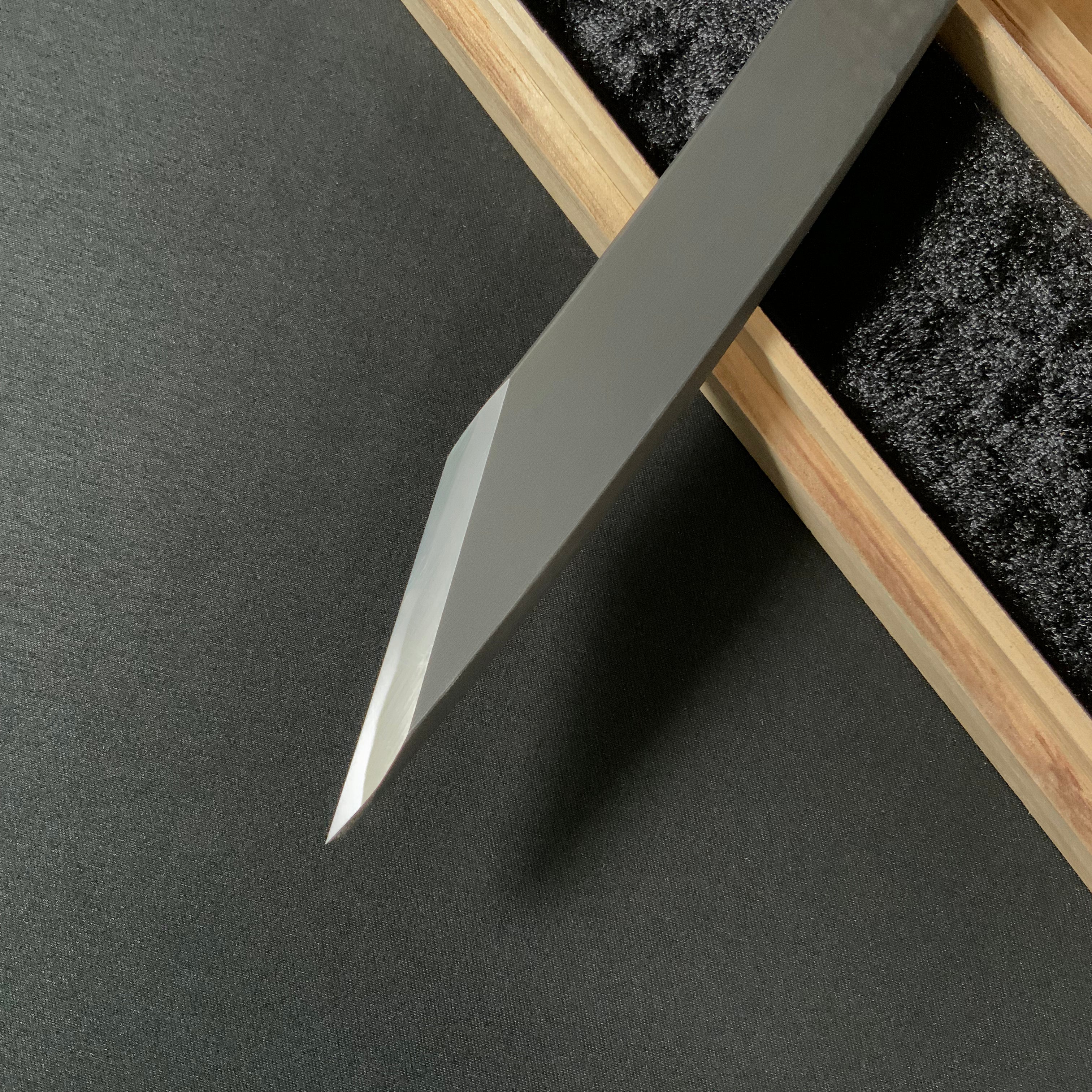 仙 岩崎重義作 切出し小刀 21mm 右    Sen Kiridashi Knife by Shigeyoshi Iwasaki Right hand