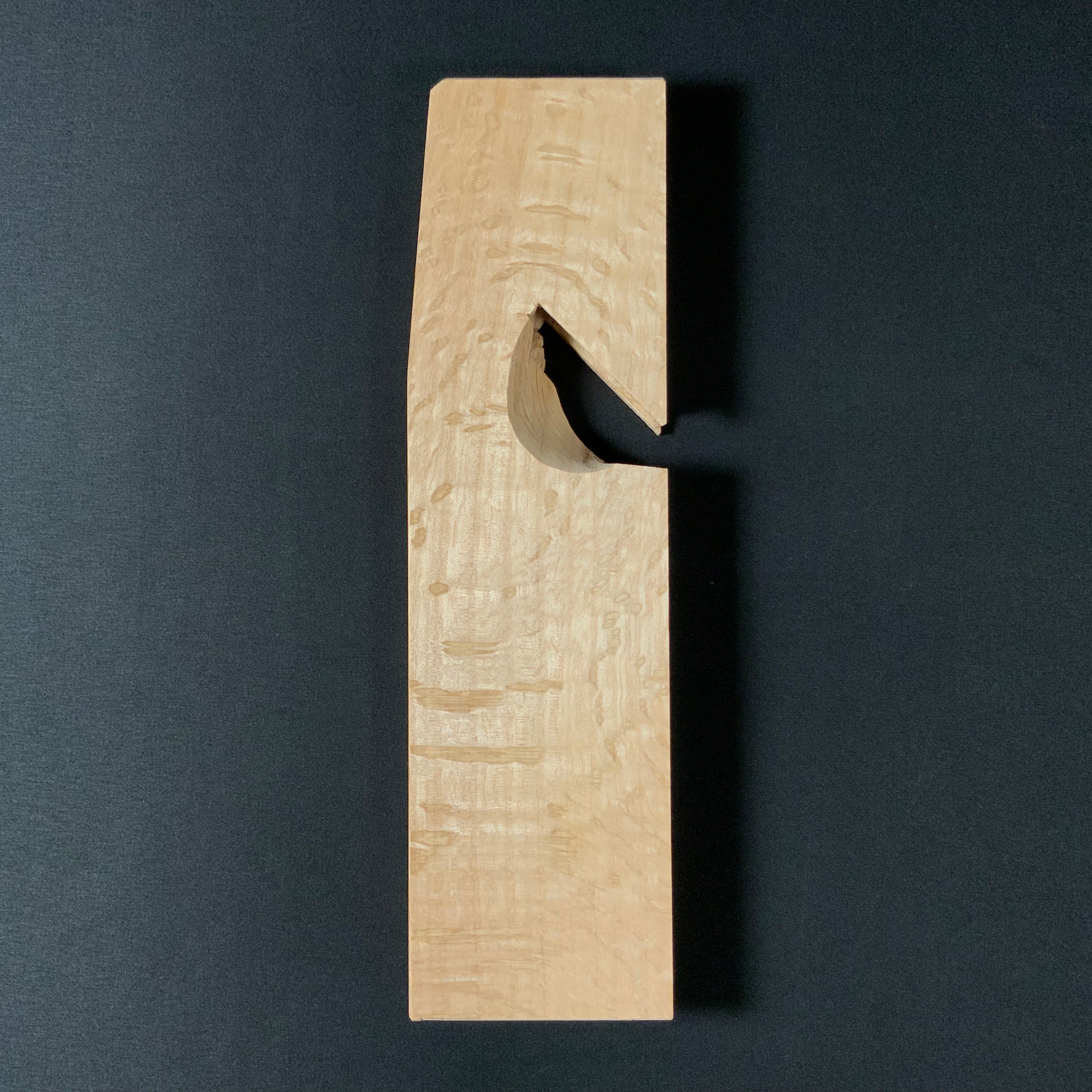 Kouetsu Bottom Plane(Sokotori kanna) with Blue steel By Komori 小森作 侊悦 底取鉋 21mm