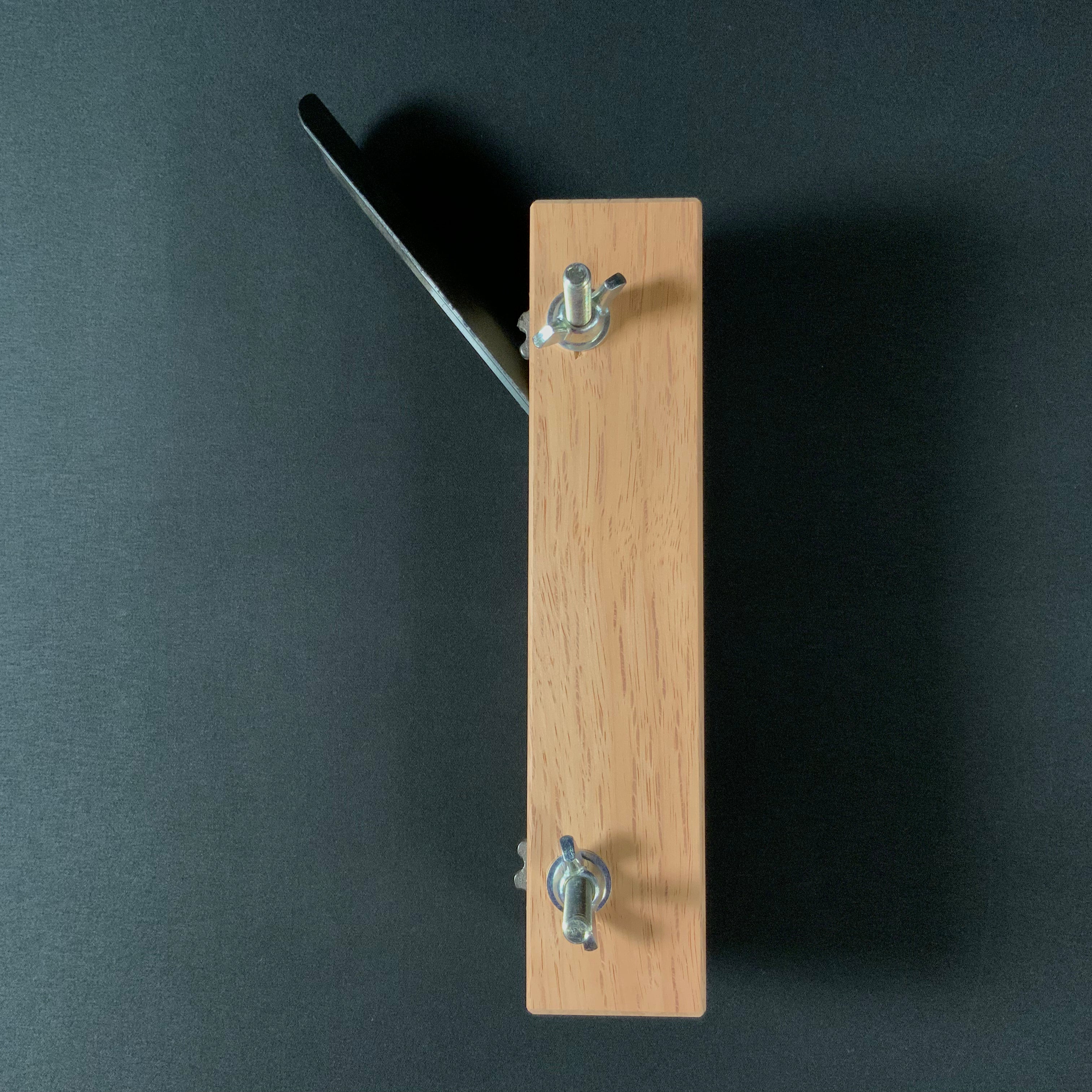 Ha Kanna Kumiko Kanna with white steel by Muneaki 葉鉋 組子用 120°  猪本台 宗秋刃