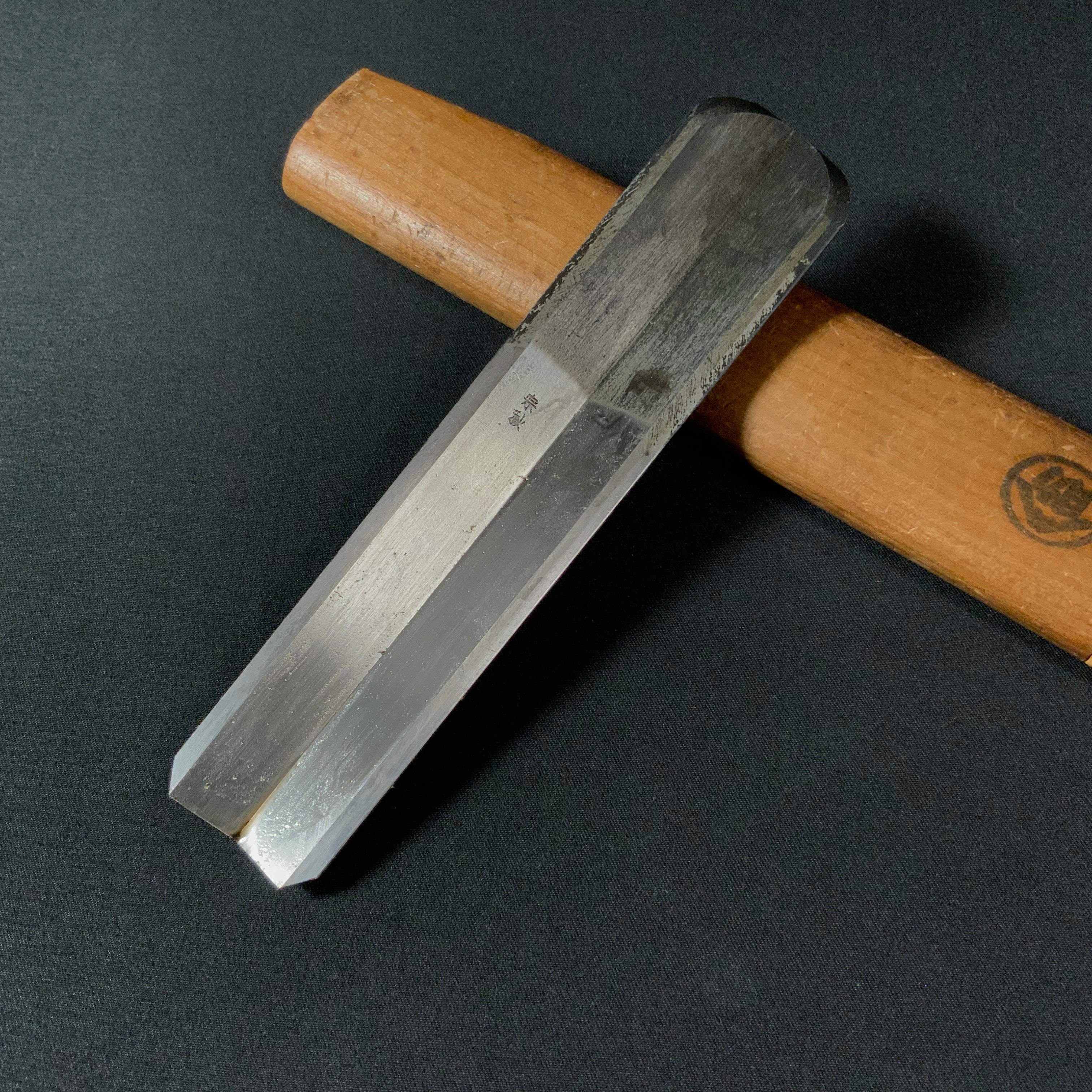 Ha Kanna Kumiko Kanna with white steel by Muneaki 葉鉋 組子用 120°  猪本台 宗秋刃