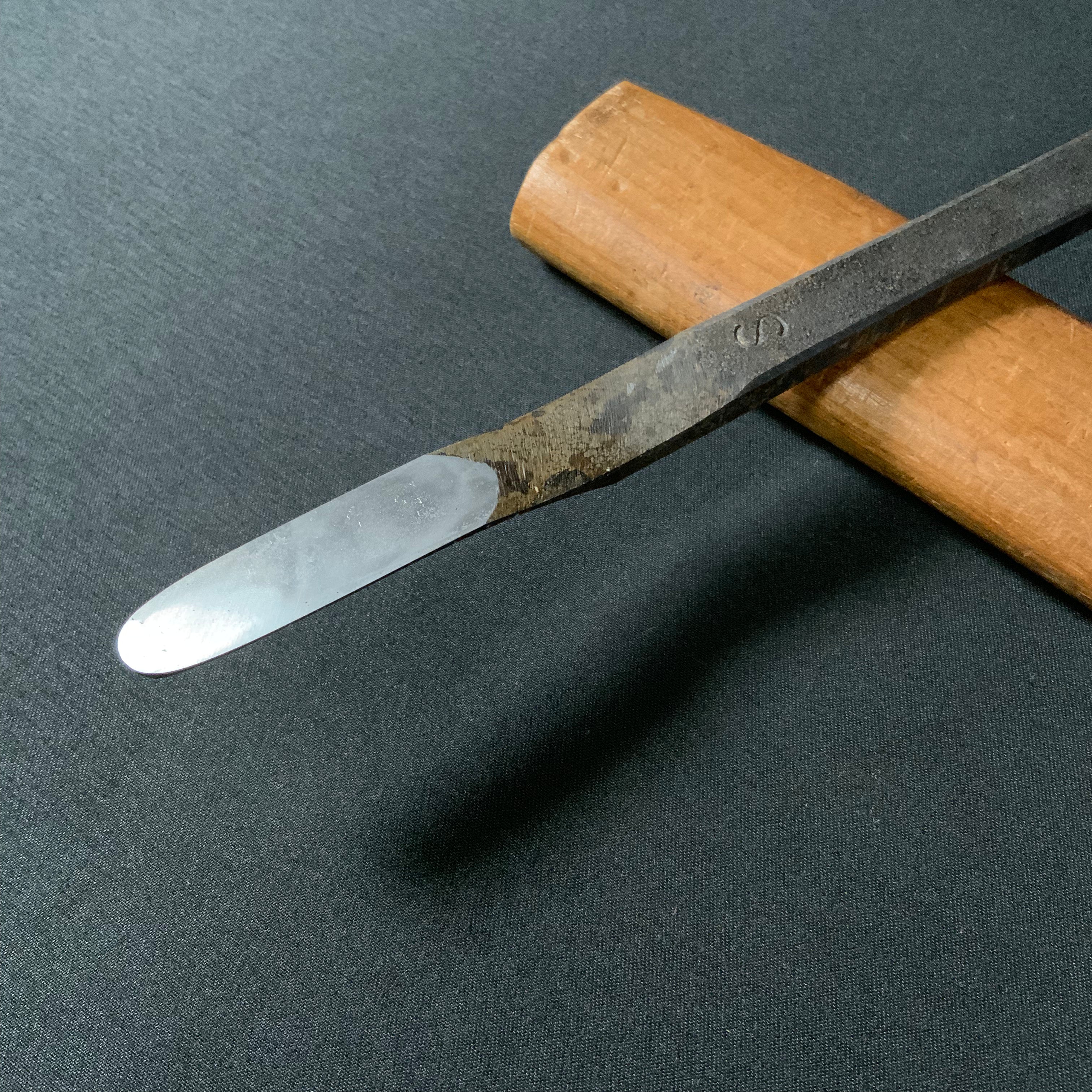 素全作 きさげ 丸先 鍛冶屋道具   Kisage Japanese Blacksmith Hand Scraping Tools Round type by Sozen