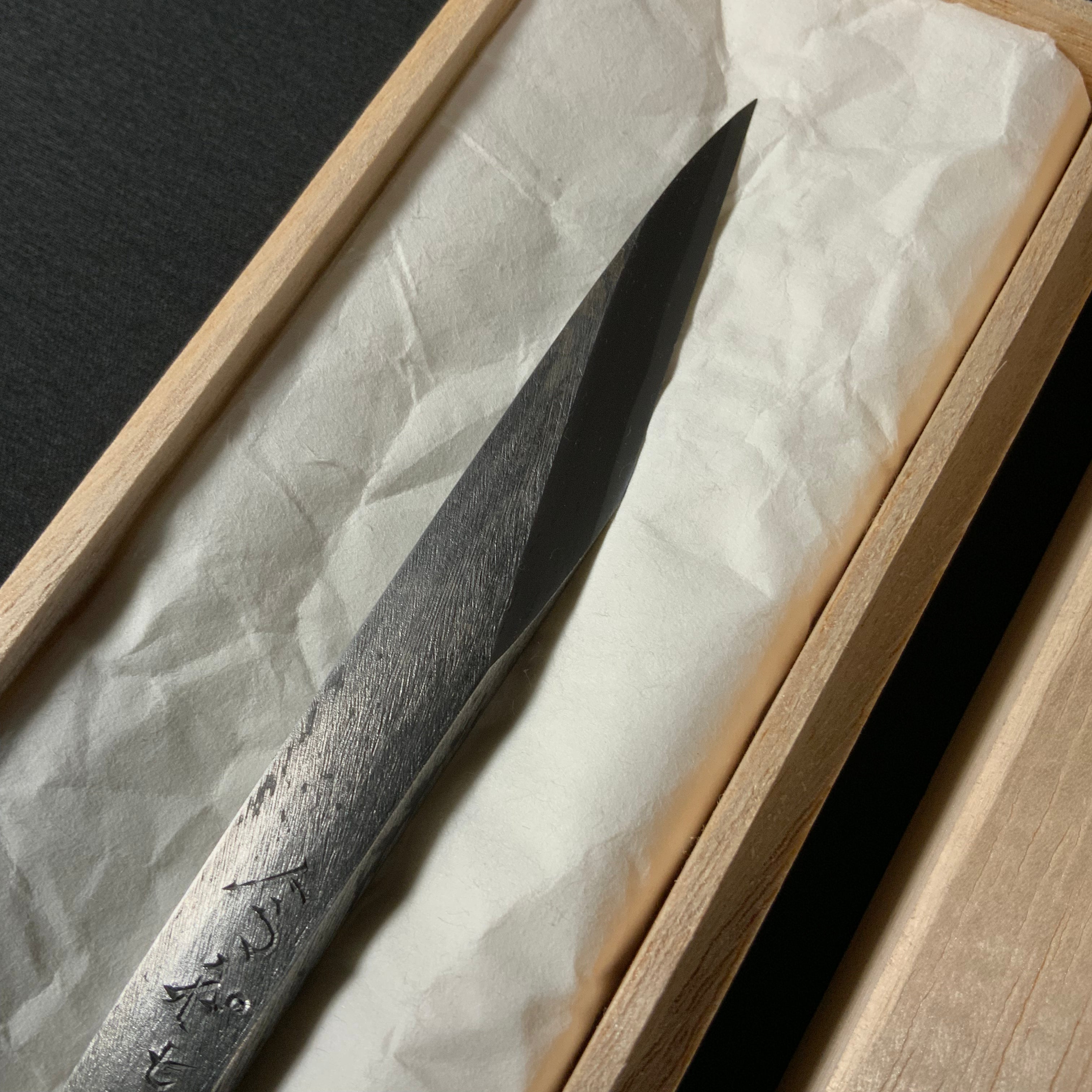 Mid-Autumn Right hand Kiridashi kinfe by Sozen Carving   中秋 素全作 切出し小刀 右 12mm