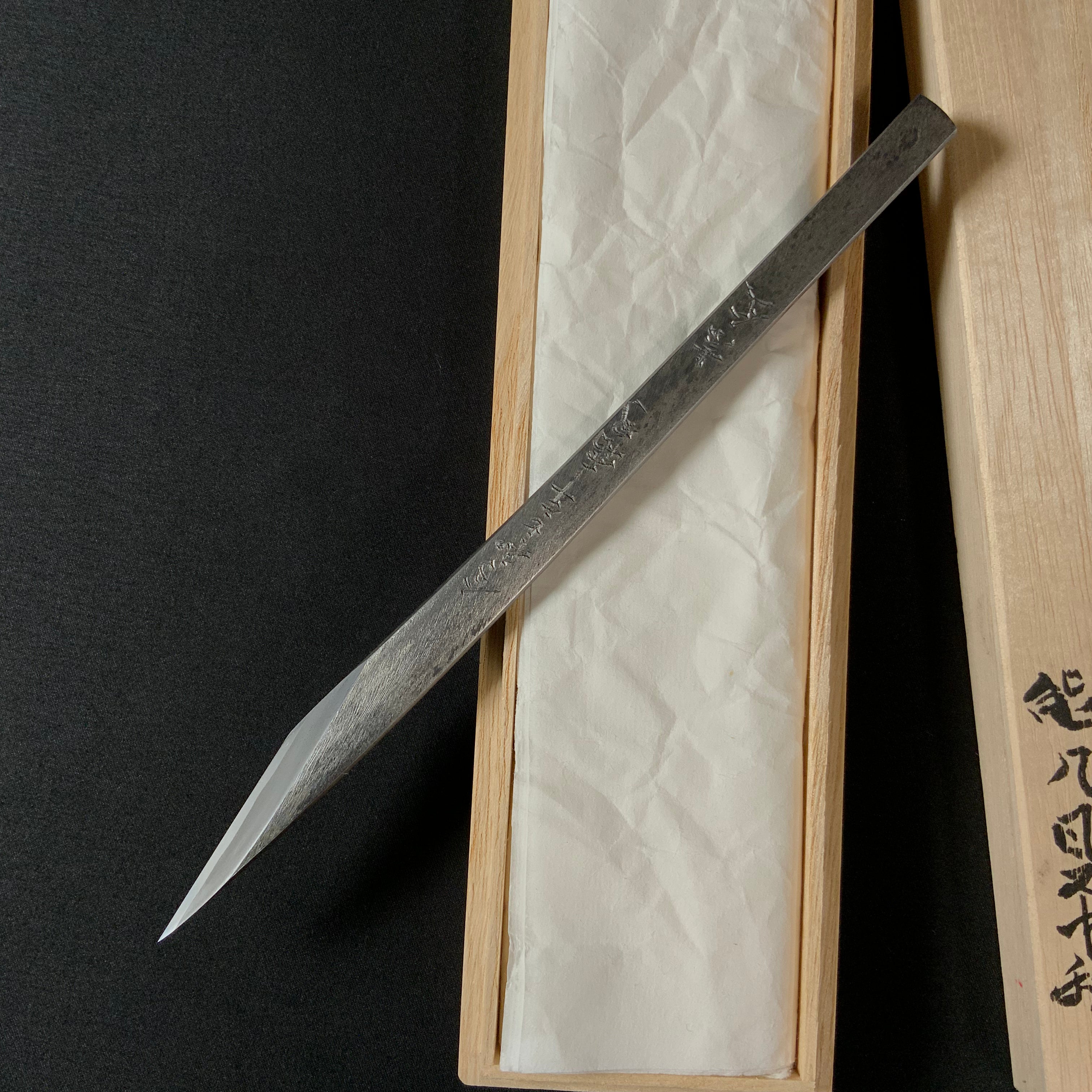 Mid-Autumn Right hand Kiridashi kinfe by Sozen Carving   中秋 素全作 切出し小刀 右 12mm