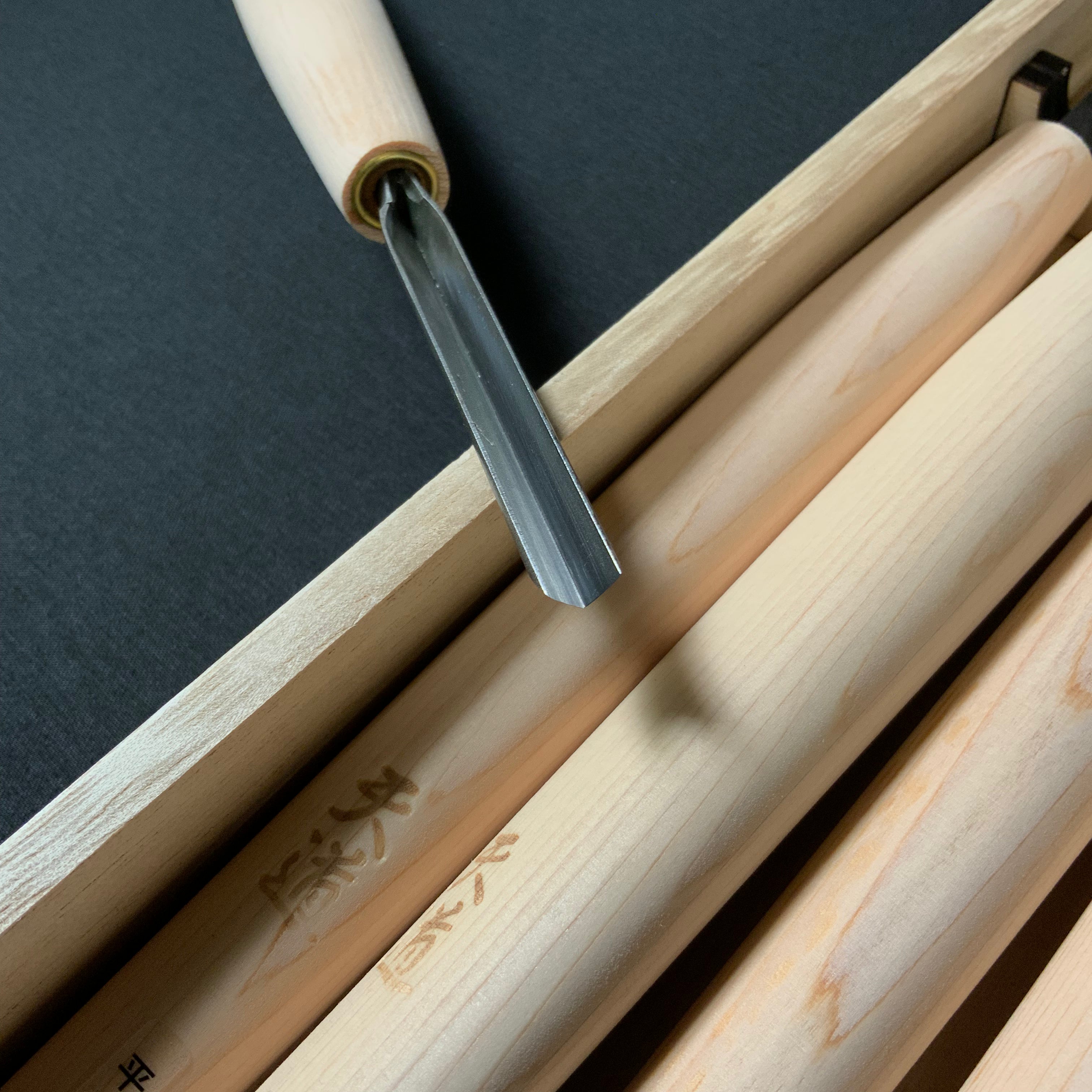 平常心 道  天道 ハイス小道具のみ7本組  Tendo Heijoshin Michi Hi Speed Steel carving Chisel set