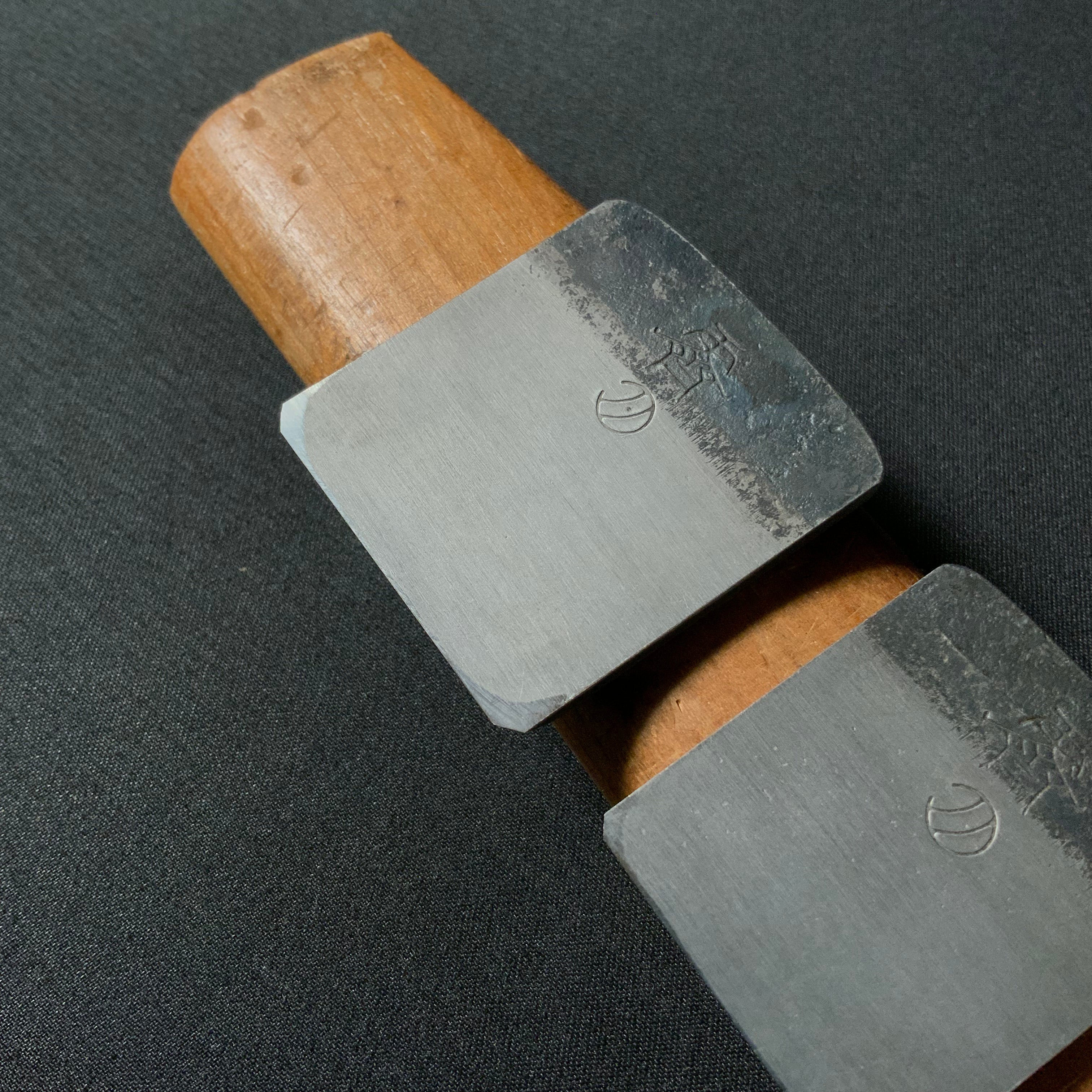 Chiyotsuru Sadahide Spokeshave Plane Blade(Nankin Kanna)  三代目千代鶴貞秀 南京鉋刃