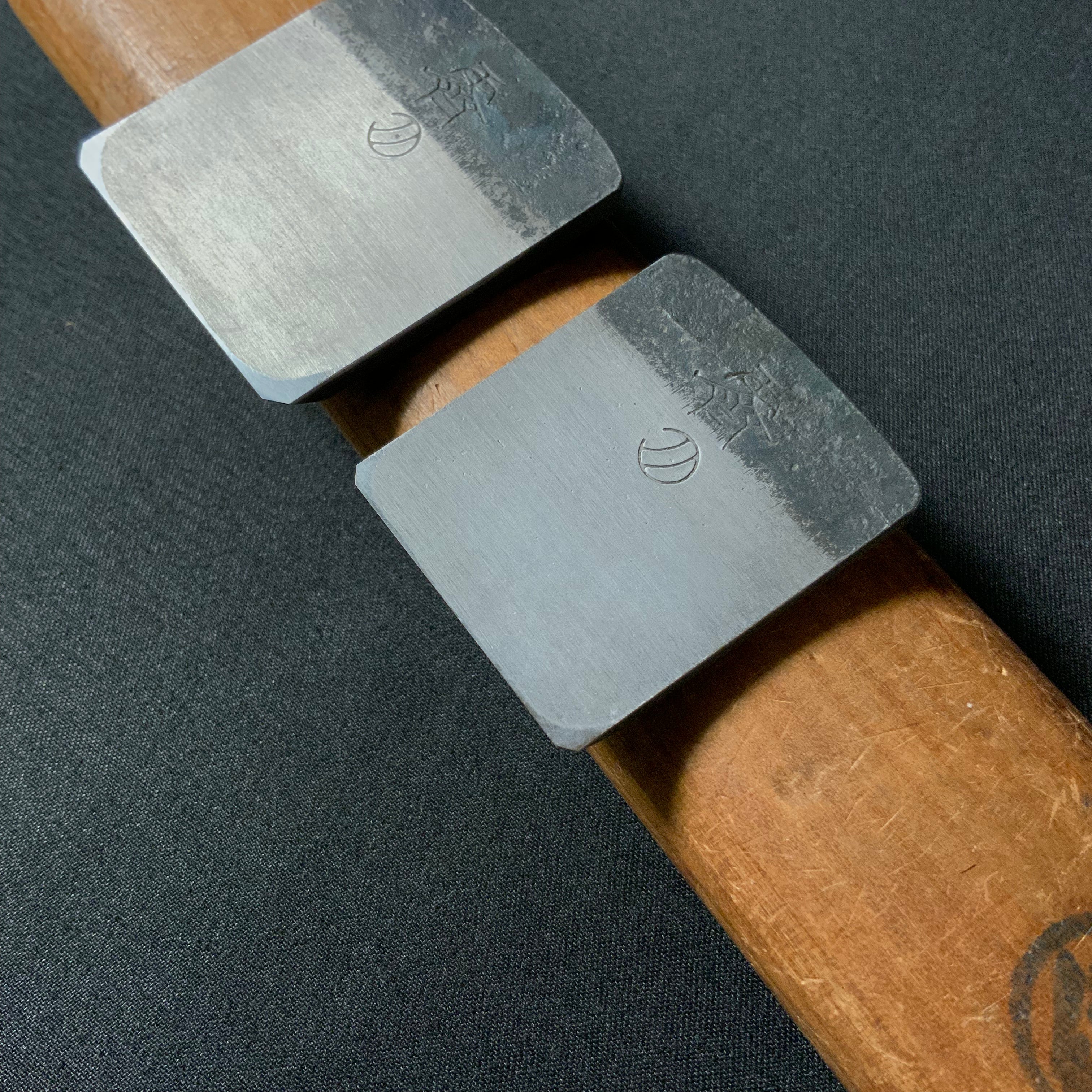 Chiyotsuru Sadahide Spokeshave Plane Blade(Nankin Kanna)  三代目千代鶴貞秀 南京鉋刃