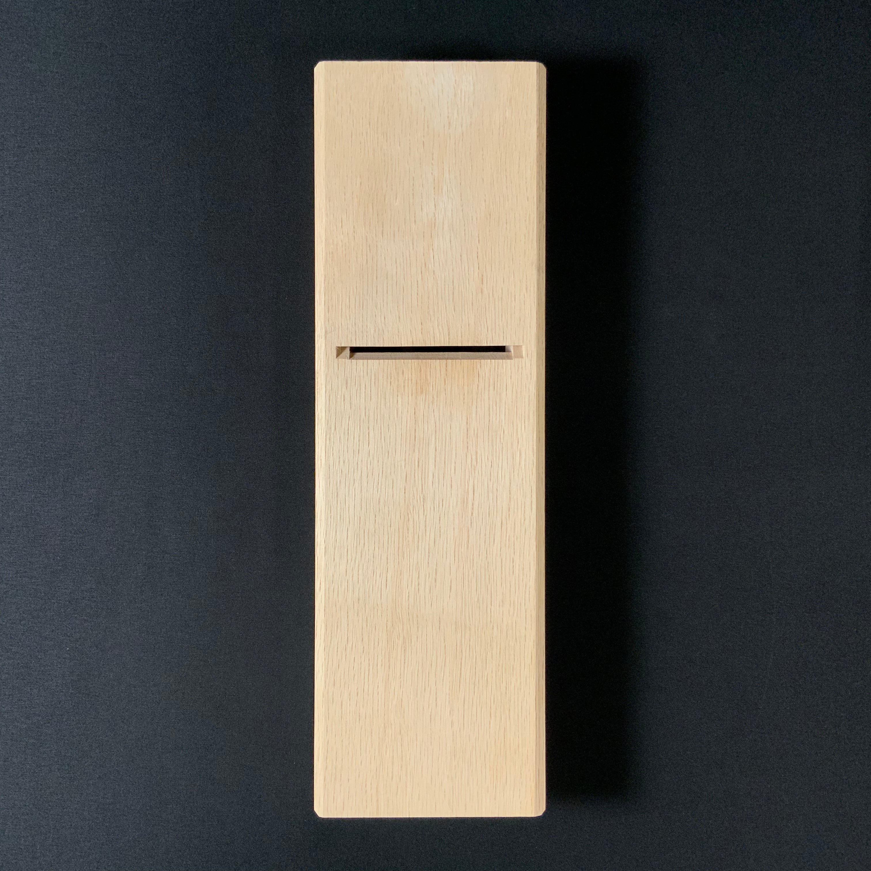 掘出し物 明寿 碓氷健吾作 仕上げ鉋 70mm   Old stock Meiju Smoothing Plane(Kanna) by Usuikengo