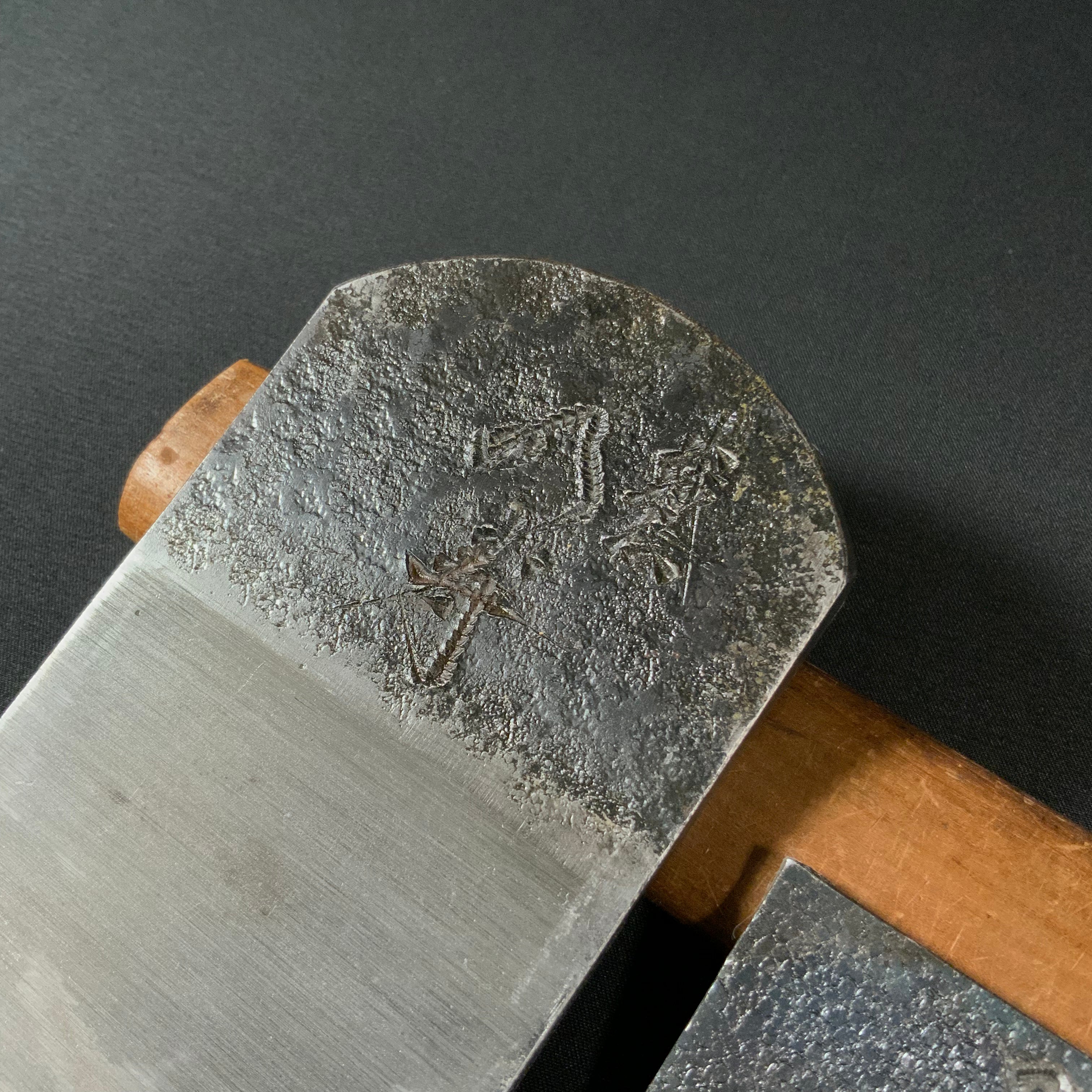 掘出し物 明寿 碓氷健吾作 仕上げ鉋 70mm   Old stock Meiju Smoothing Plane(Kanna) by Usuikengo