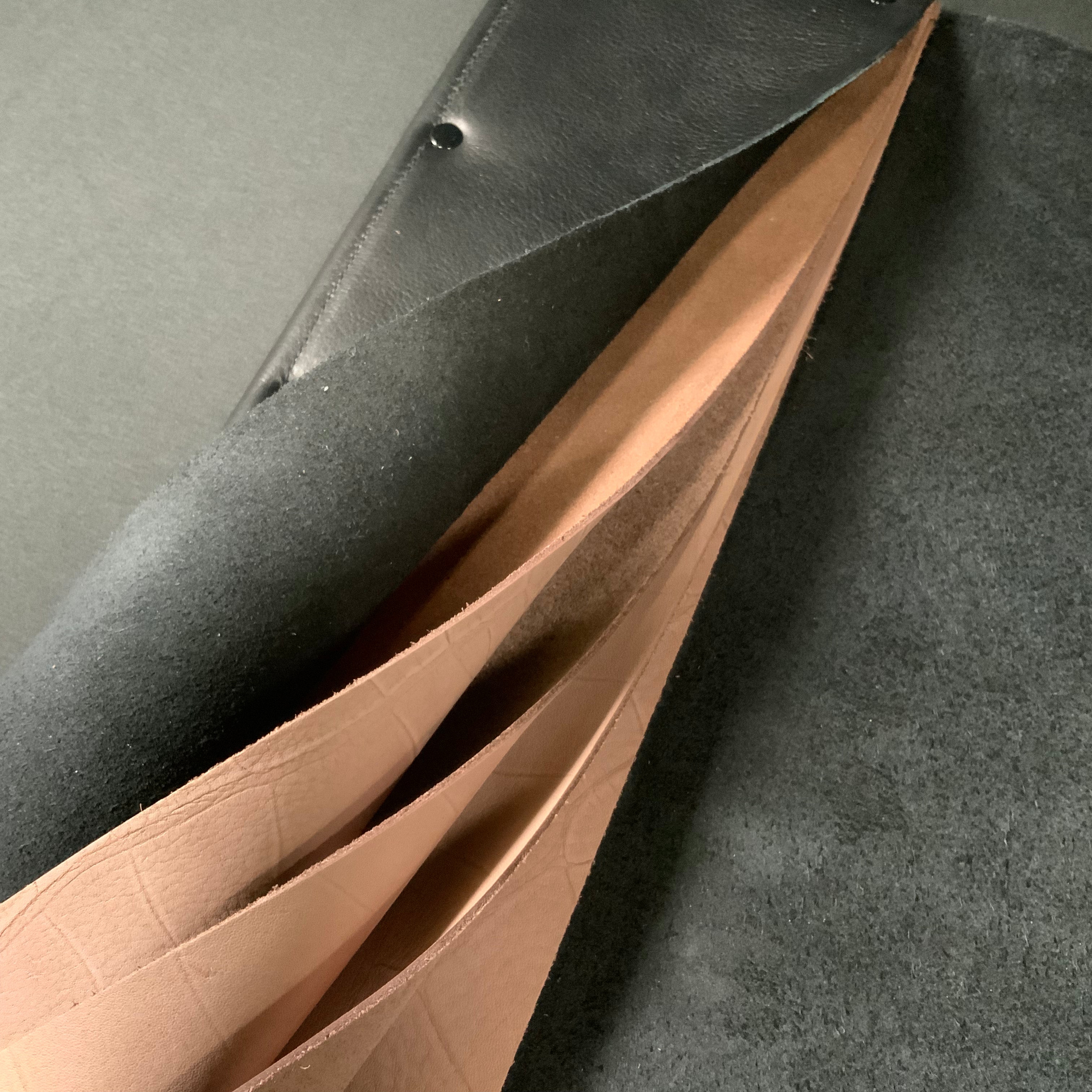 Daruma Saw Leather Cloth Bag 5pc /    だるま 本革鋸巻  5丁用