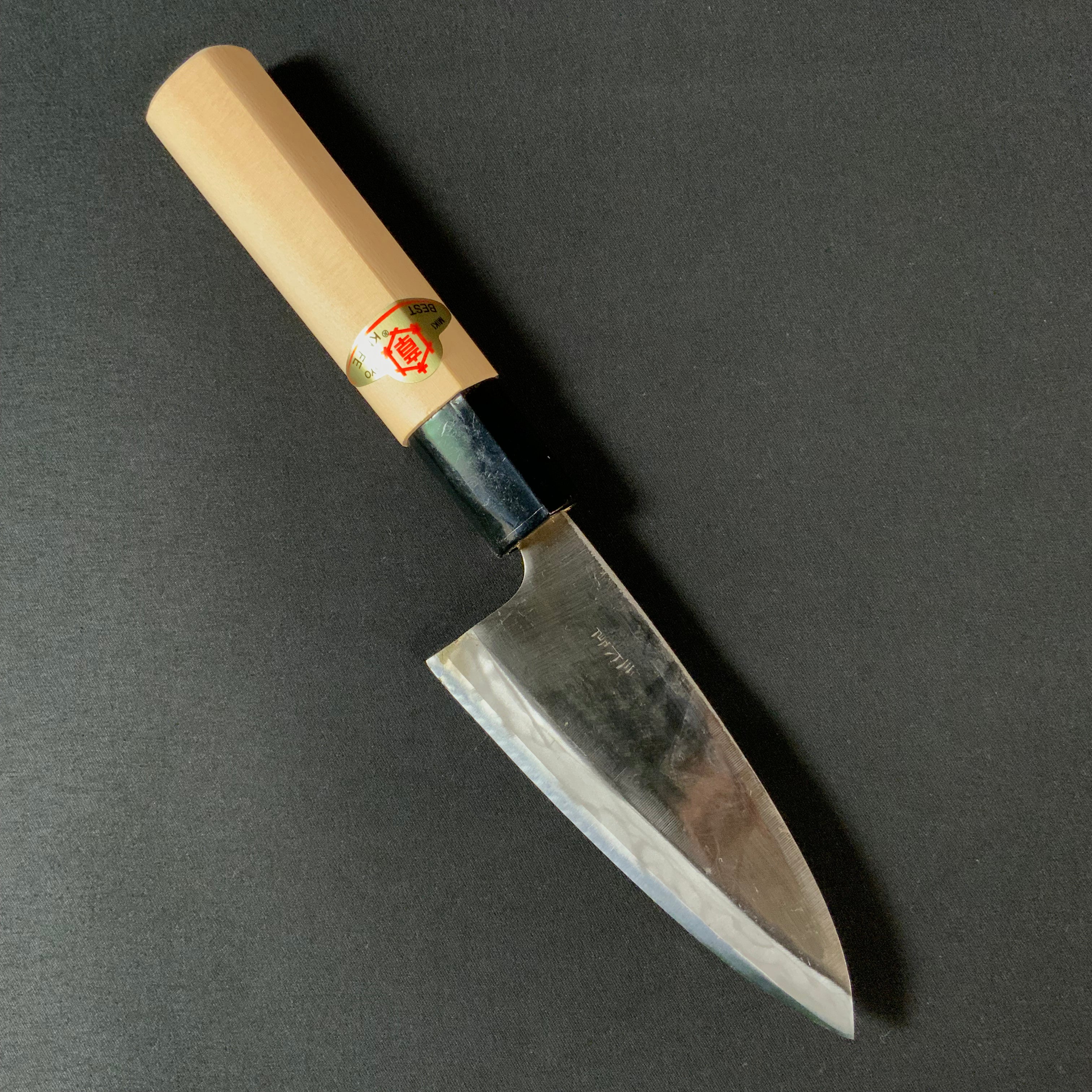 三木章 小出刃 片刃 105mm   Mikisho Small Deba Knife Single Edge