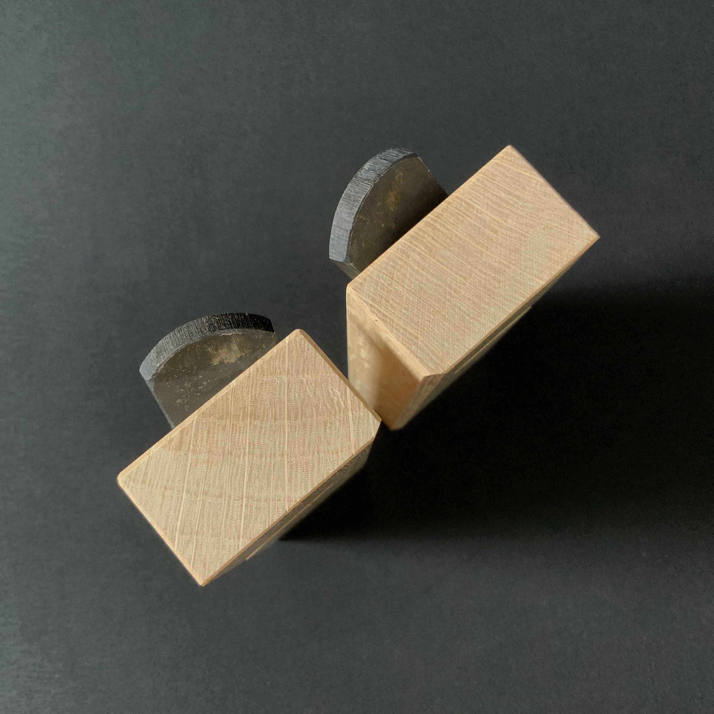 Yoshitaka Rabbet Planes single Blade(Kiwa-Kanna) with SK steel 義隆 際鉋 一枚刃 SK鋼 24mm