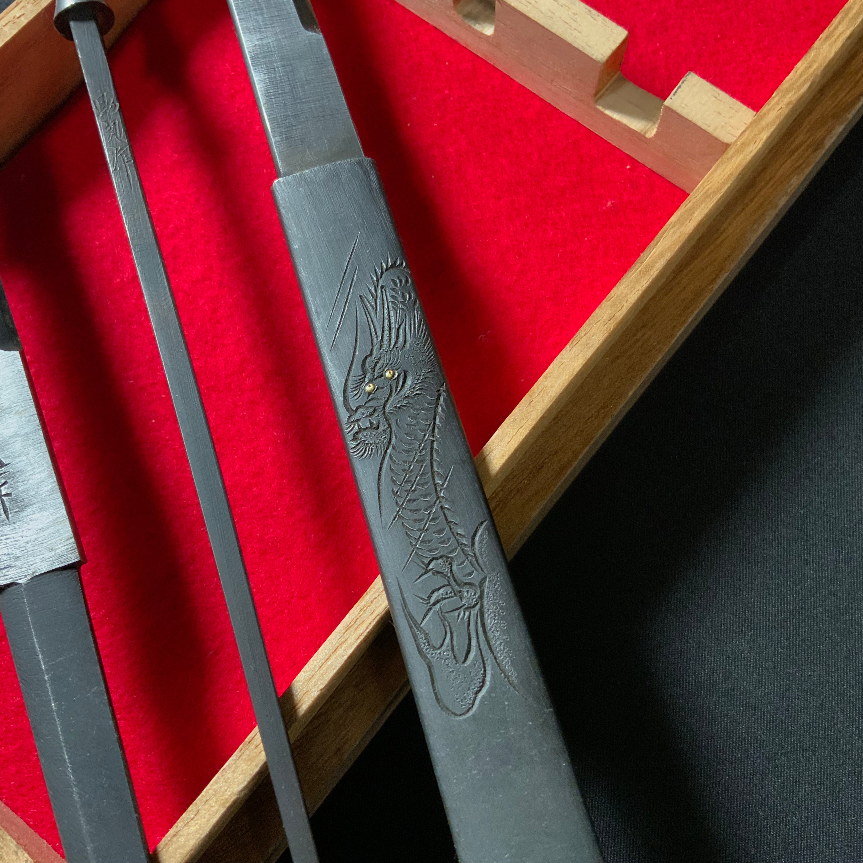 Old stock Sukemaru 3rd Yajiri Kokatana set by Usui Kinsaburo 掘出し物 碓氷金三郎 三代目助丸作 鏃小刀