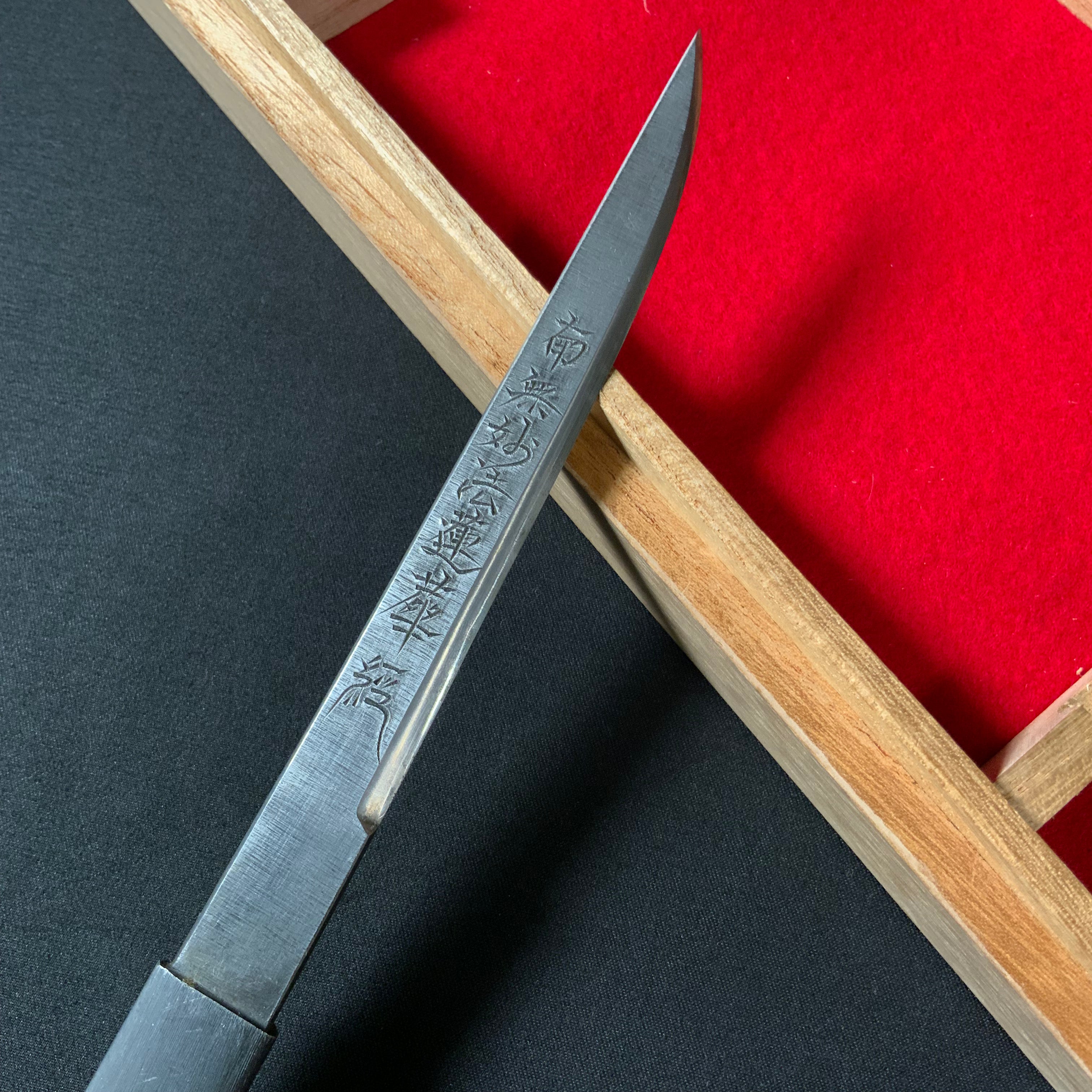 Old stock Sukemaru 3rd Yajiri Kokatana set by Usui Kinsaburo 掘出し物 碓氷金三郎 三代目助丸作 鏃小刀