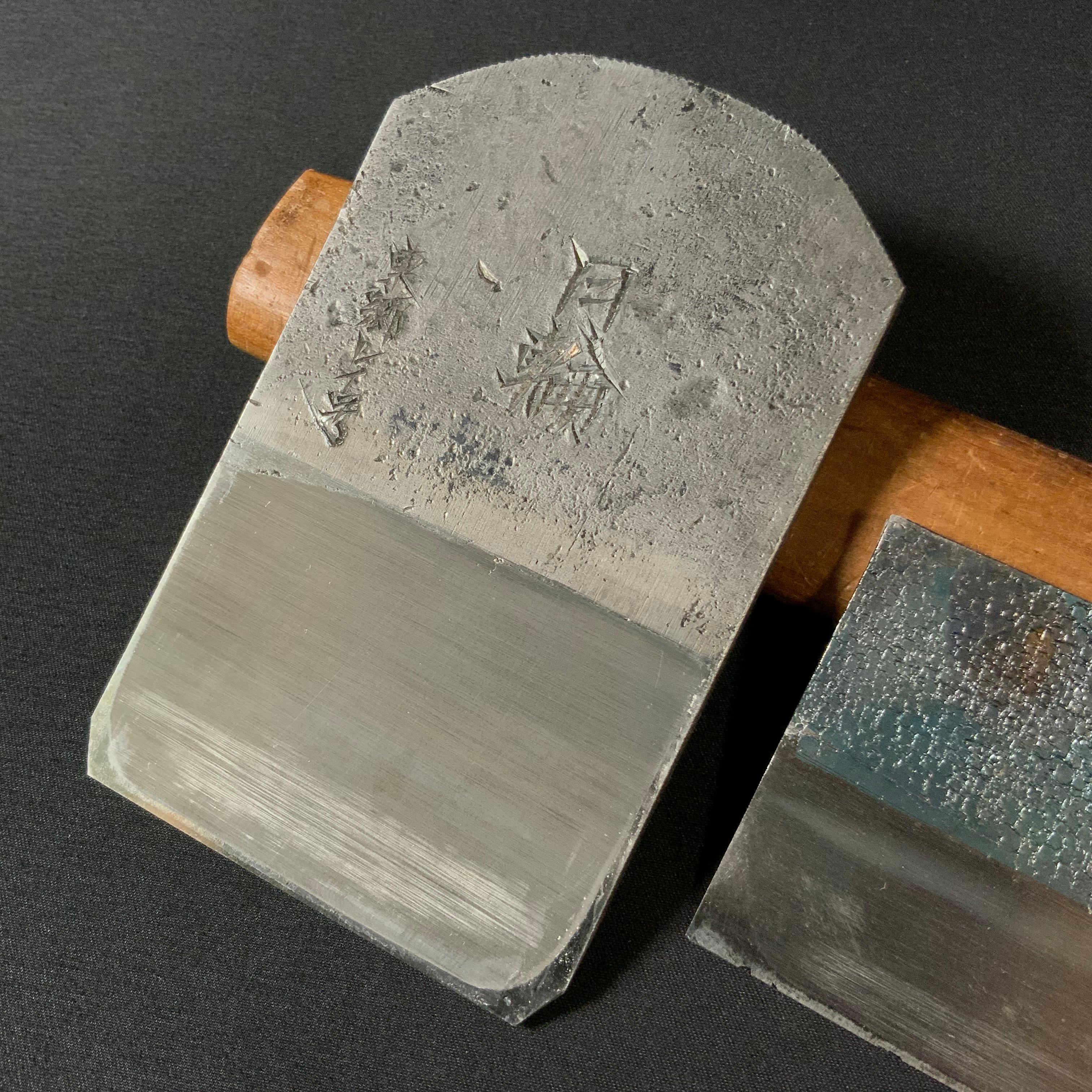 #2 Gachirin Tsunesaburo Smoothing Plane (Kanna) with Super White steel Mokume 月輪 (がちりん) 二代目作 常三郎 木目仕上鉋 青紙スーパー鋼 70mm