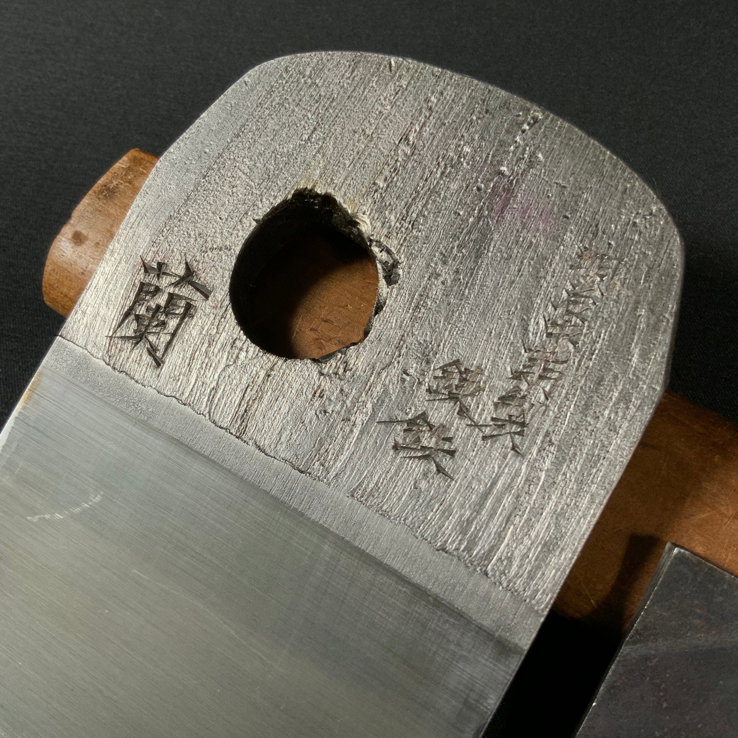 Ran Ana no Kannna Tsunesaburo Smoothing Plane (Kanna)  蘭 穴の鉋  常三郎 仕上鉋 特殊鋼 70mm