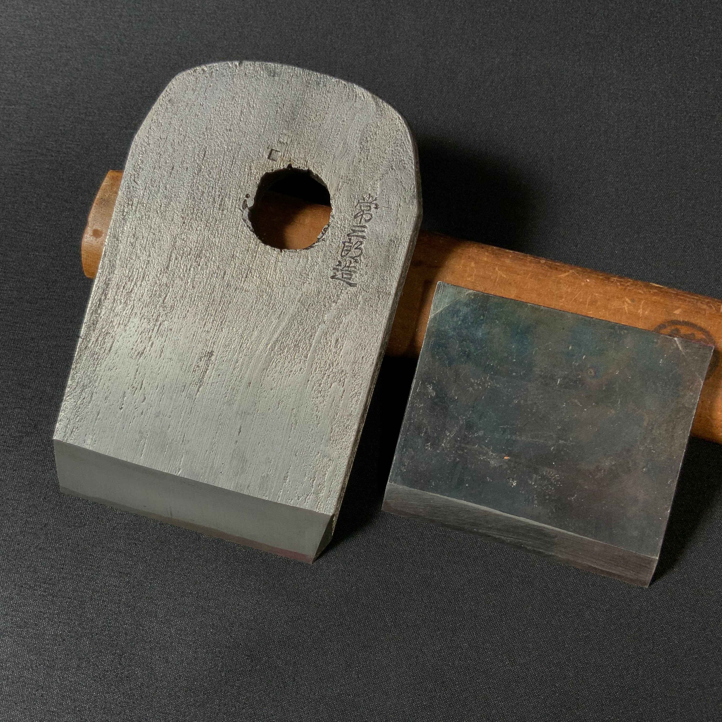 #3Jin Ana no Kannna Tsunesaburo Smoothing Plane (Kanna)  仁 穴の鉋  常三郎 仕上鉋 特殊鋼 70mm