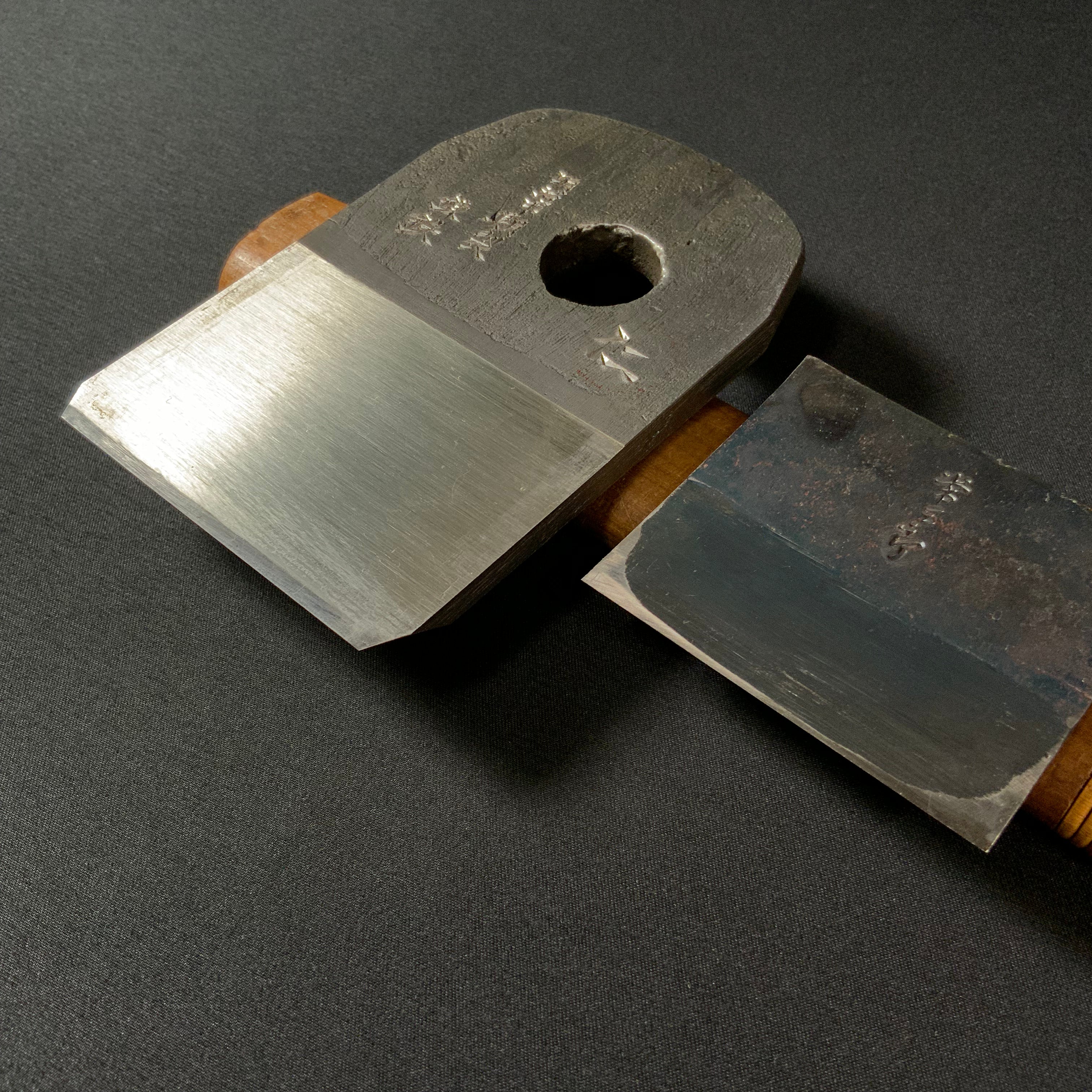 #4Jin Ana no Kannna Tsunesaburo Smoothing Plane (Kanna)  仁 穴の鉋  常三郎 仕上鉋 特殊鋼 70mm