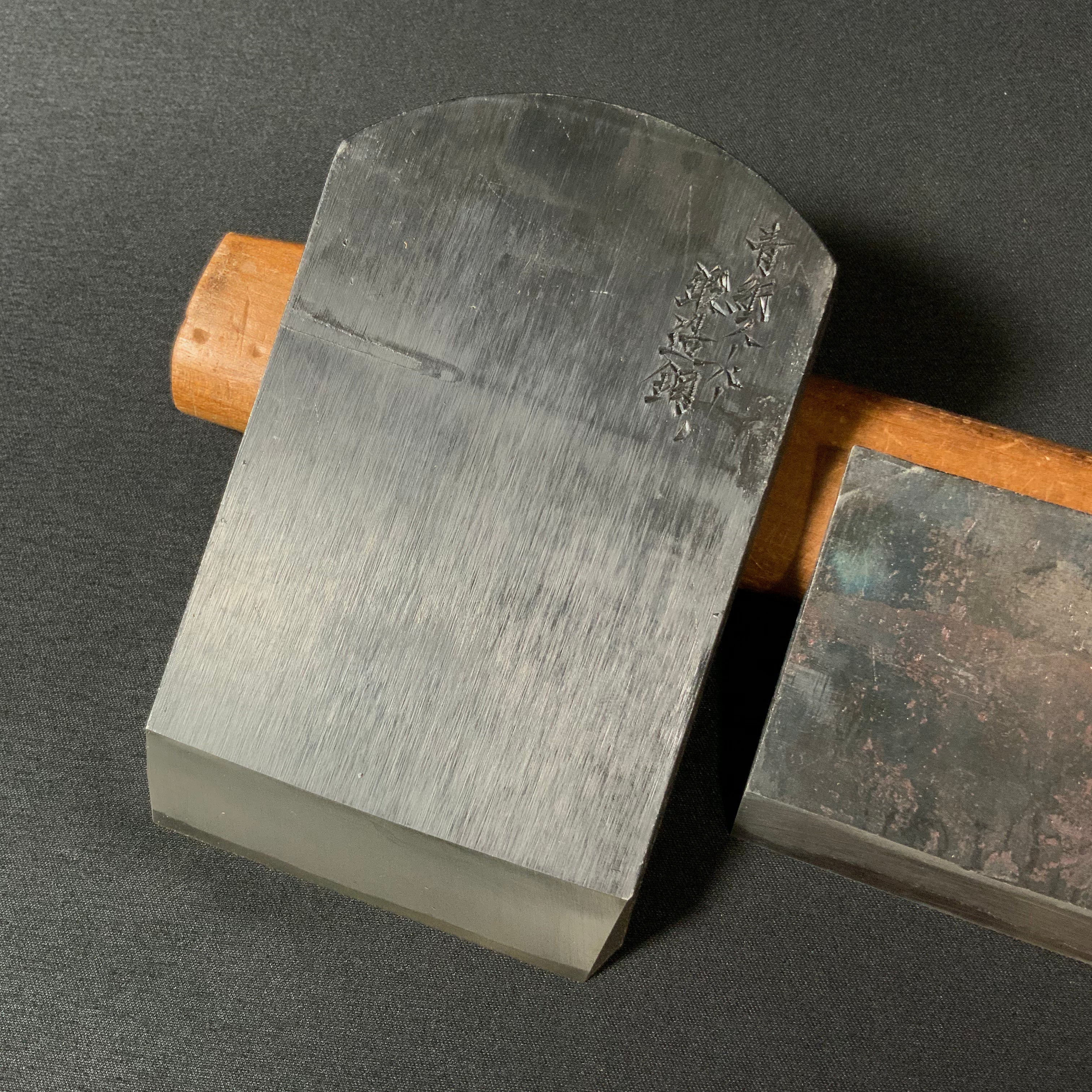 Old stock Premium Azuma-Genji Plane (Kanna) with Red Oak dai 掘出し物 特撰 東源次 仕上鉋 赤樫台 70mm