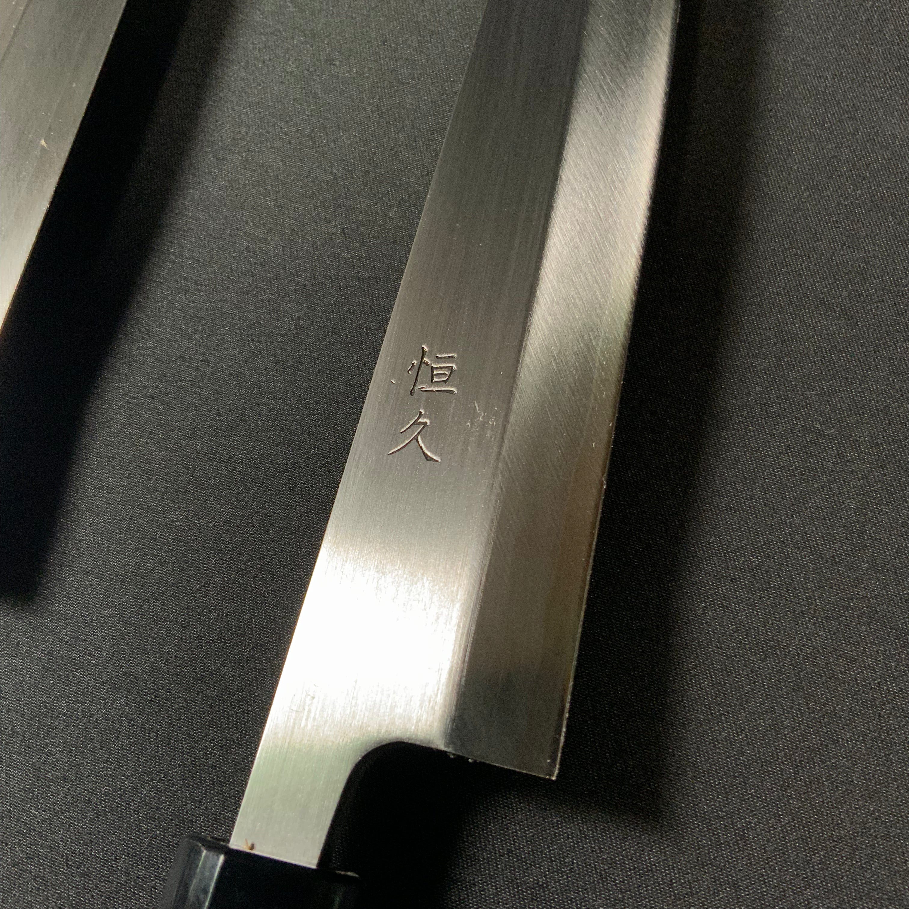 恒久作 イカ裂き包丁 磨き仕上 SK鋼鍛接     Tsunehisa Ikasaki(Squid-Slicing) Knife