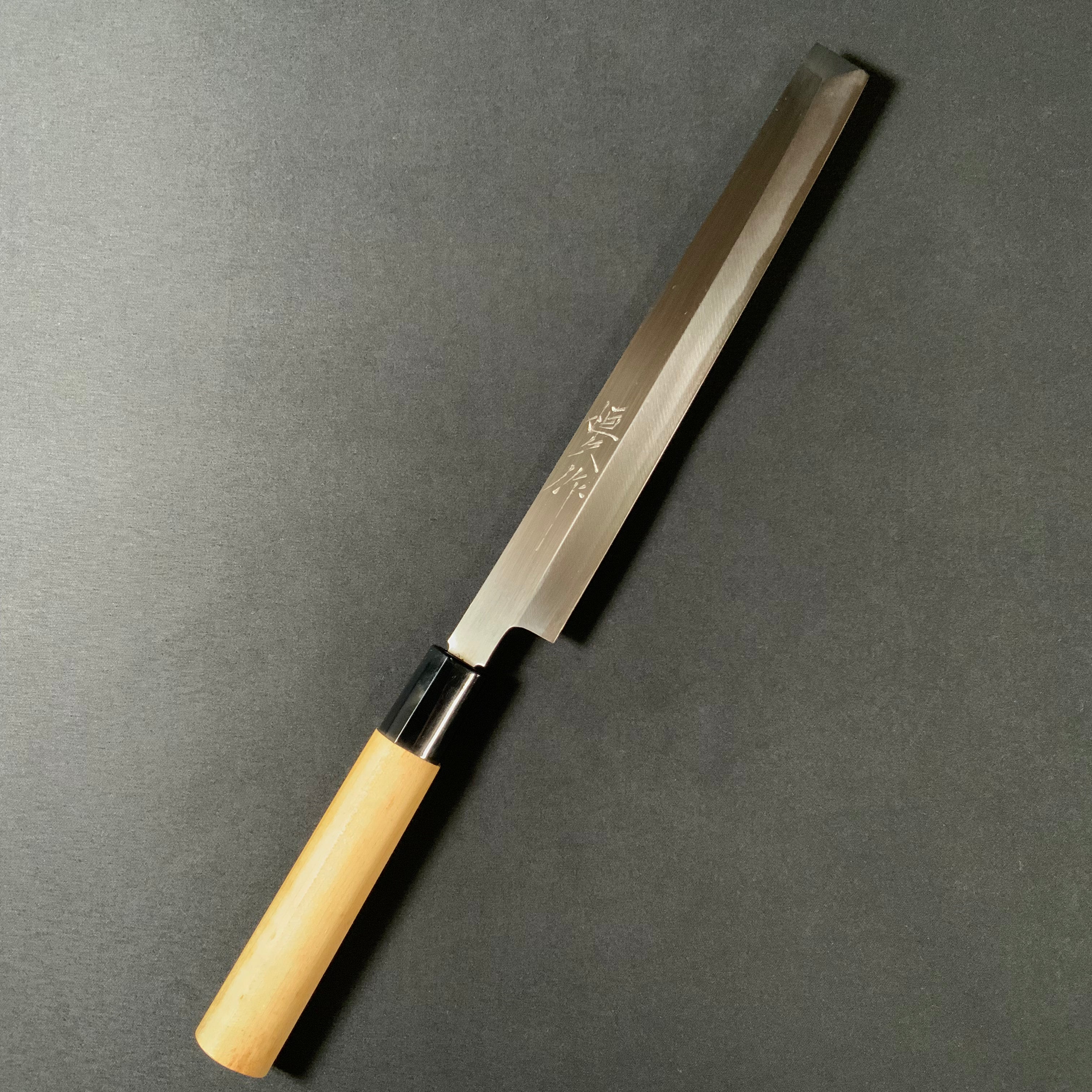柳刃包丁 和包丁 刺身包丁 蛸引包丁　刻印あり タコ引き柳 柳刃包丁 刺身包丁 蛸引包丁 刃渡300mm公式通販