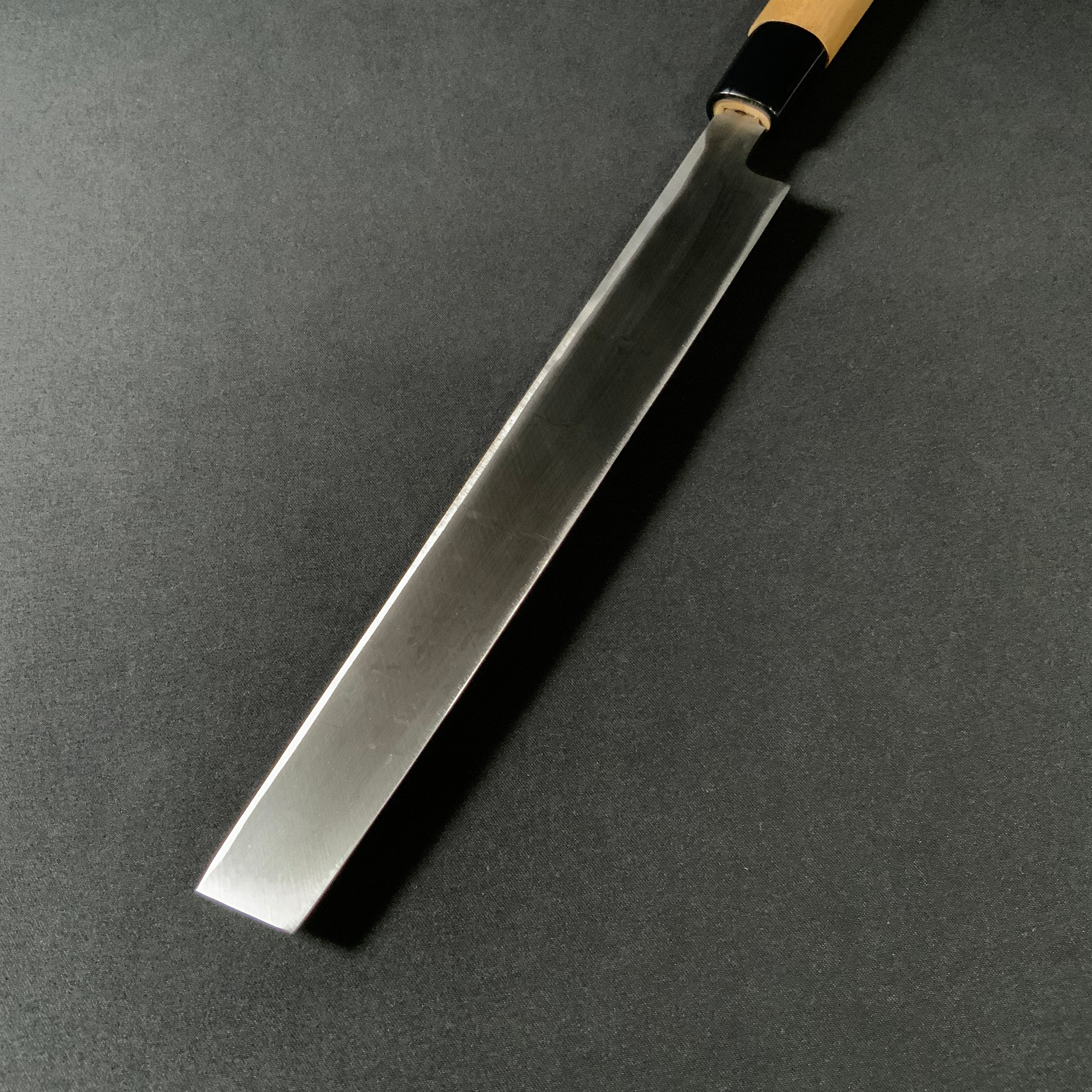 恒久作 蛸引き包丁 磨き仕上 SK鋼鍛接     Tsunehisa takohiki(Octopus-cutting ) Knife