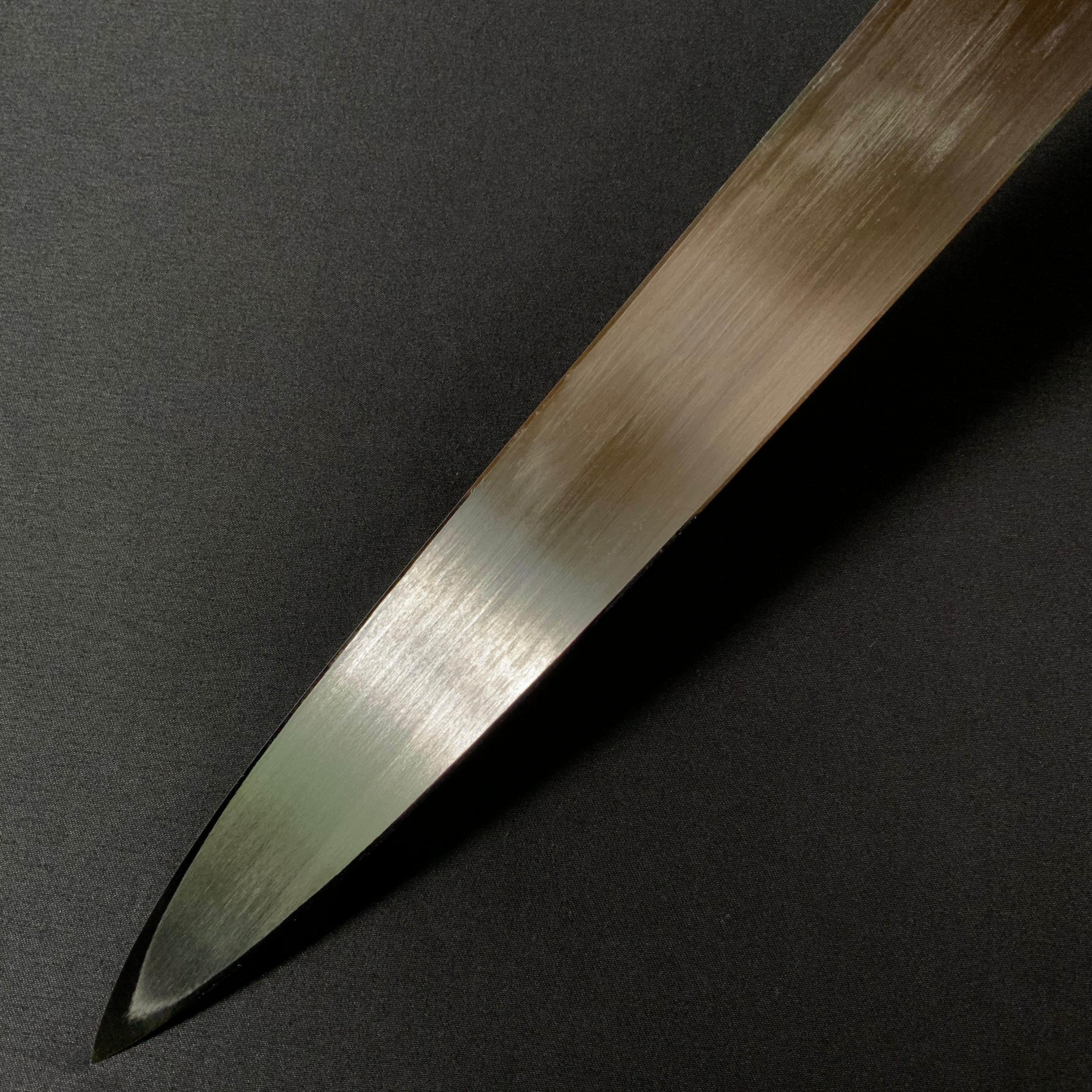 恒久作 柳刃包丁 黒槌目 SK鋼鍛接 300mm    Tsunehisa Yanagiba Kitchen Knife