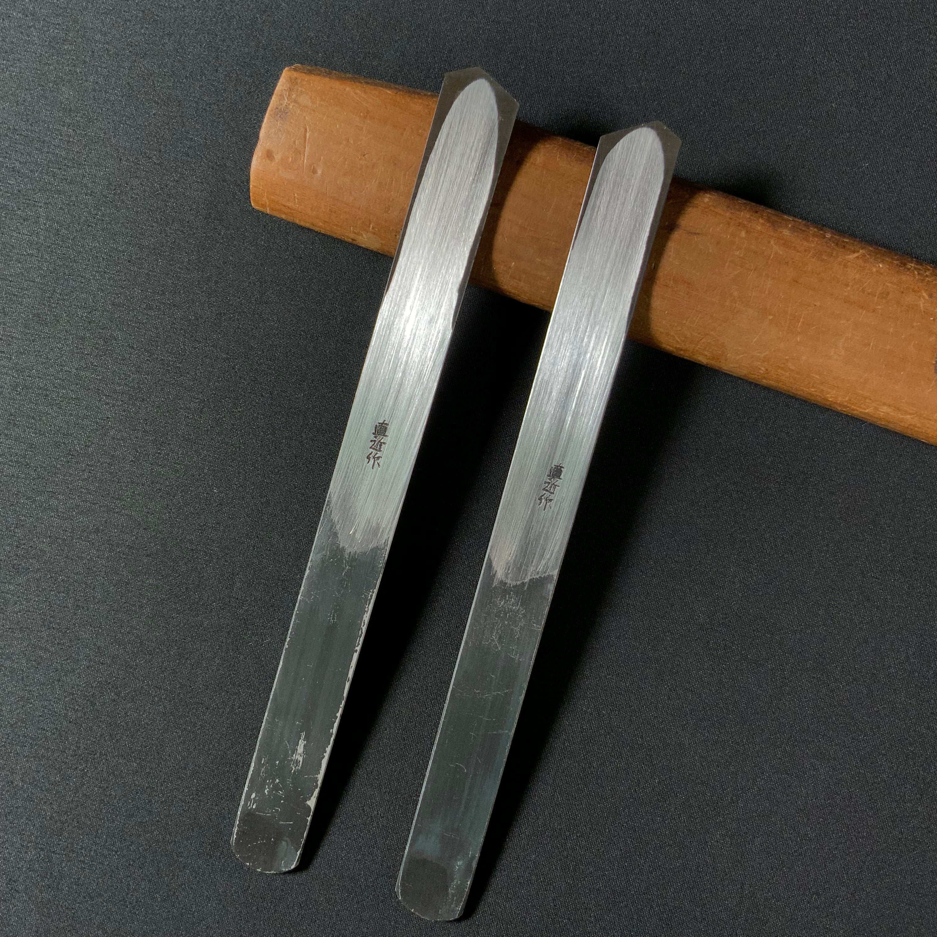 Naochika Marking knives(kensaki) Right & left hand  直近 剣先イスカ ー丁白引き 右&左 15mm