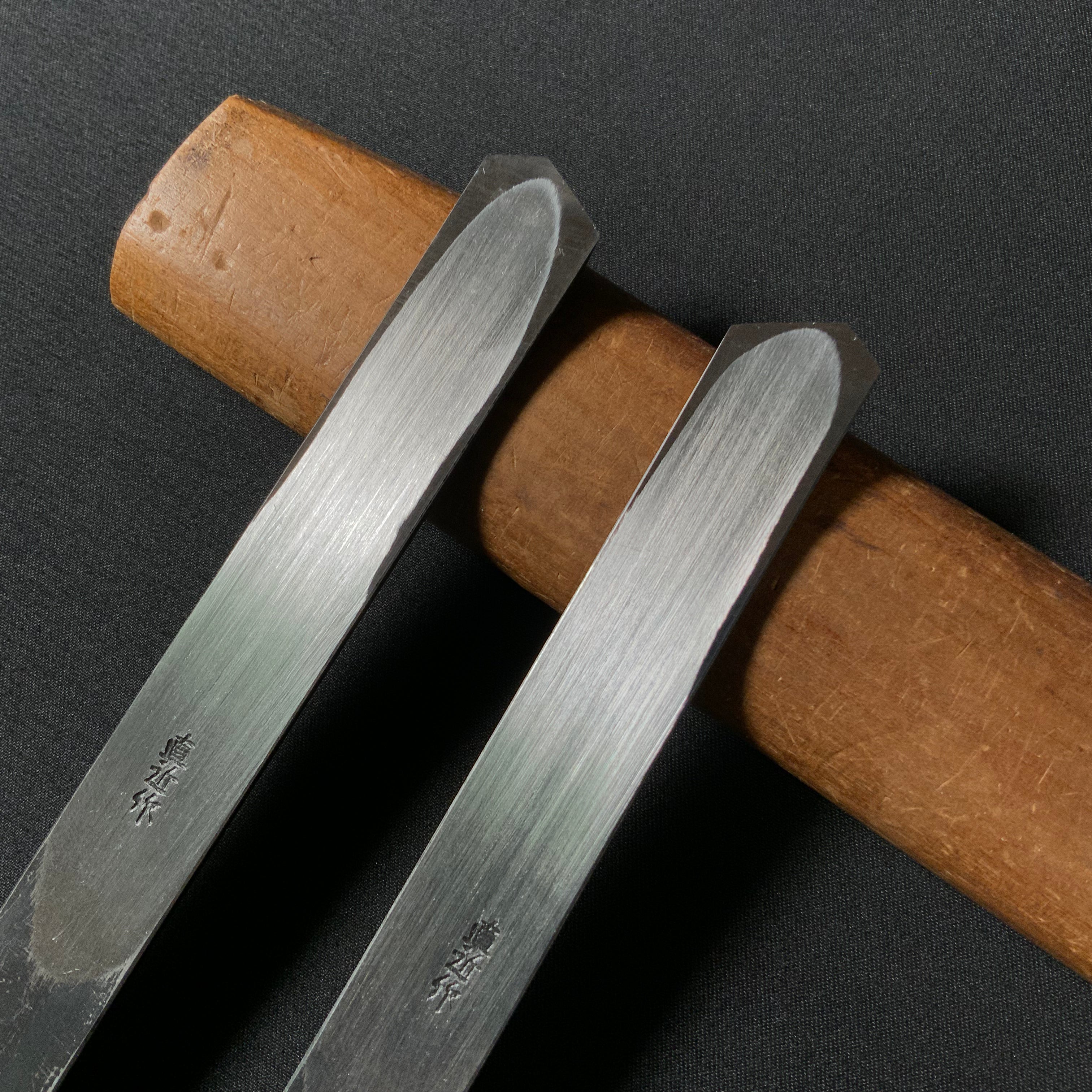 Naochika Marking knives(kensaki) Right & left hand  直近 剣先イスカ ー丁白引き 右&左 15mm
