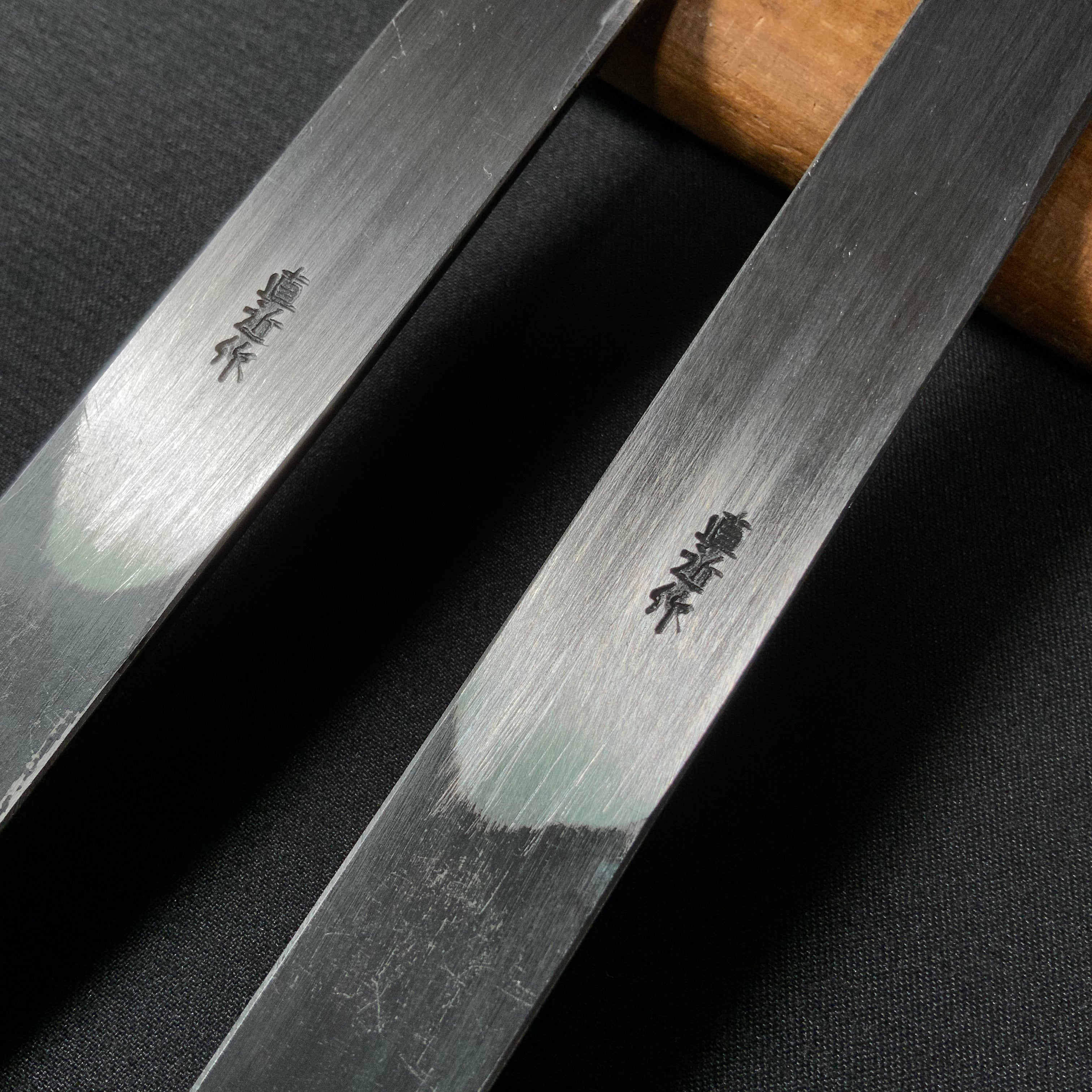 Naochika Marking knives(kensaki) Right & left hand  直近 剣先イスカ ー丁白引き 右&左 15mm