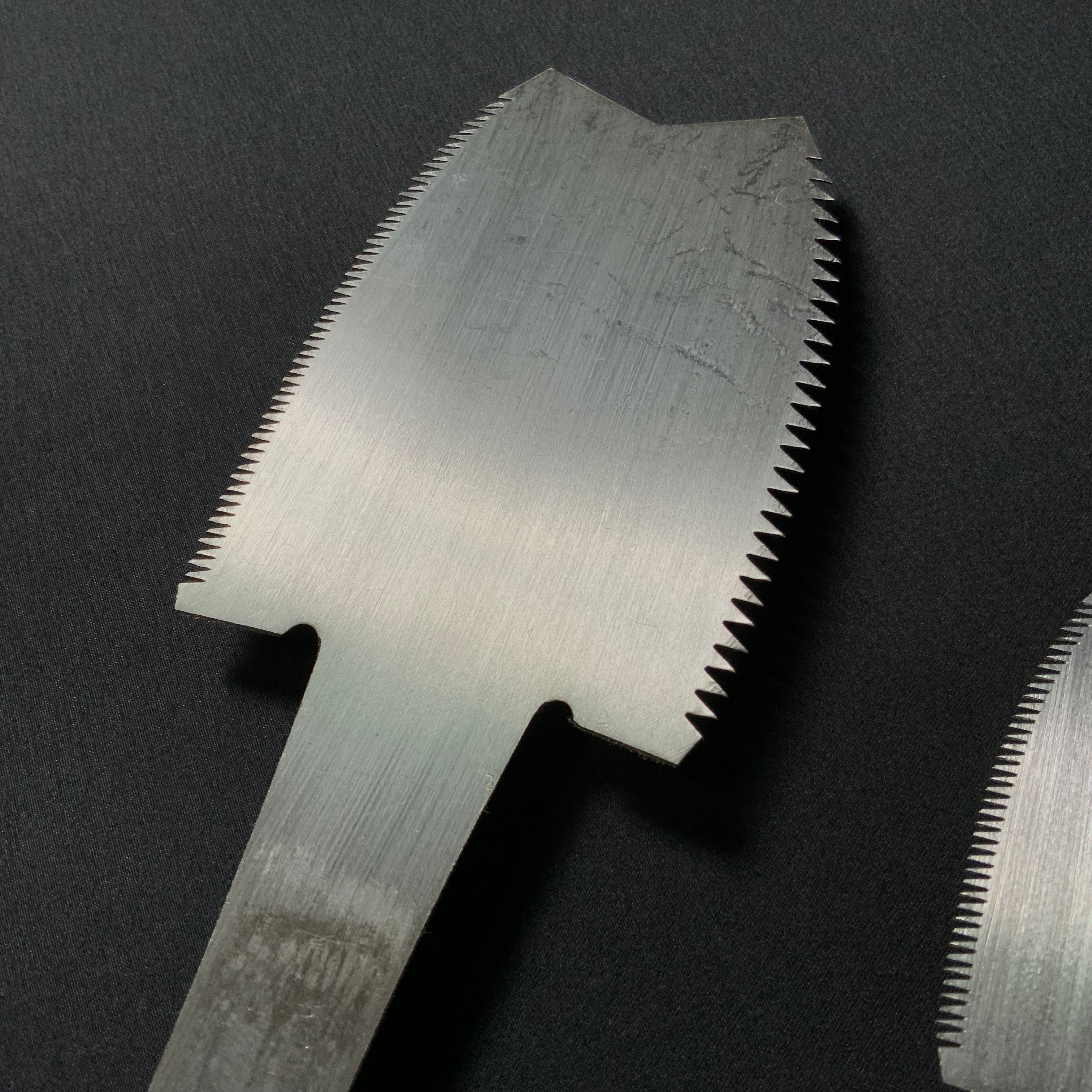 Old stock Azebiki Nokogiri Hand Made Saw 掘出し物 畔挽き鋸  60mm 105mm