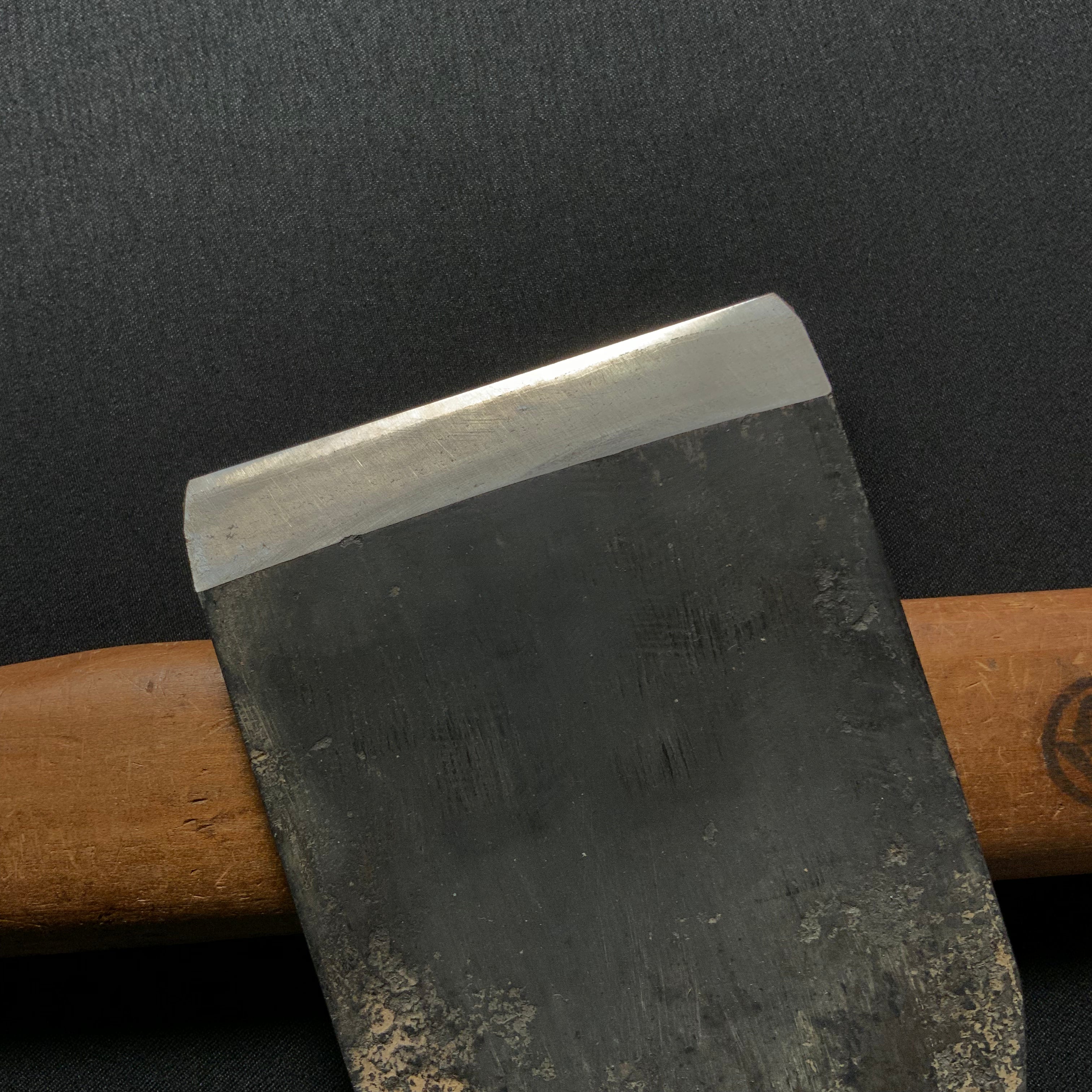 Old stock Mosaku Kandakikuo Plane (Kanna)  掘出し物 も作 神田規久夫 仕上鉋 70mm