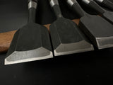 Hidari Ichihiro Kakuuchi Bench chisels set 左市弘 角打追入組鑿 unused