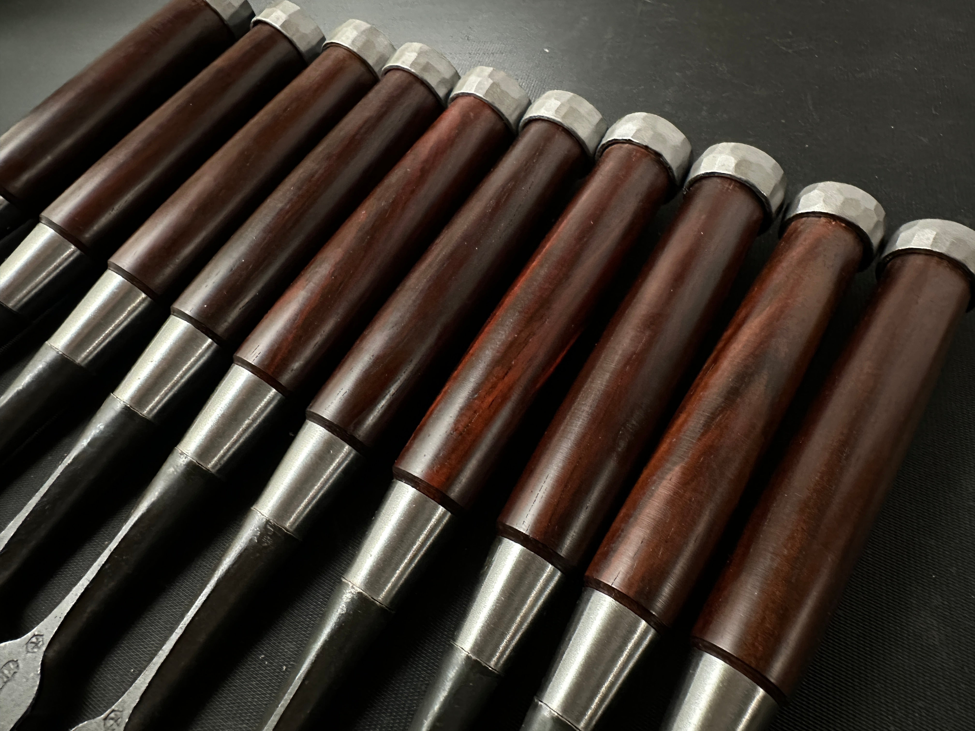 Hidari Ichihiro Kakuuchi Bench chisels set 左市弘 角打追入組鑿 unused