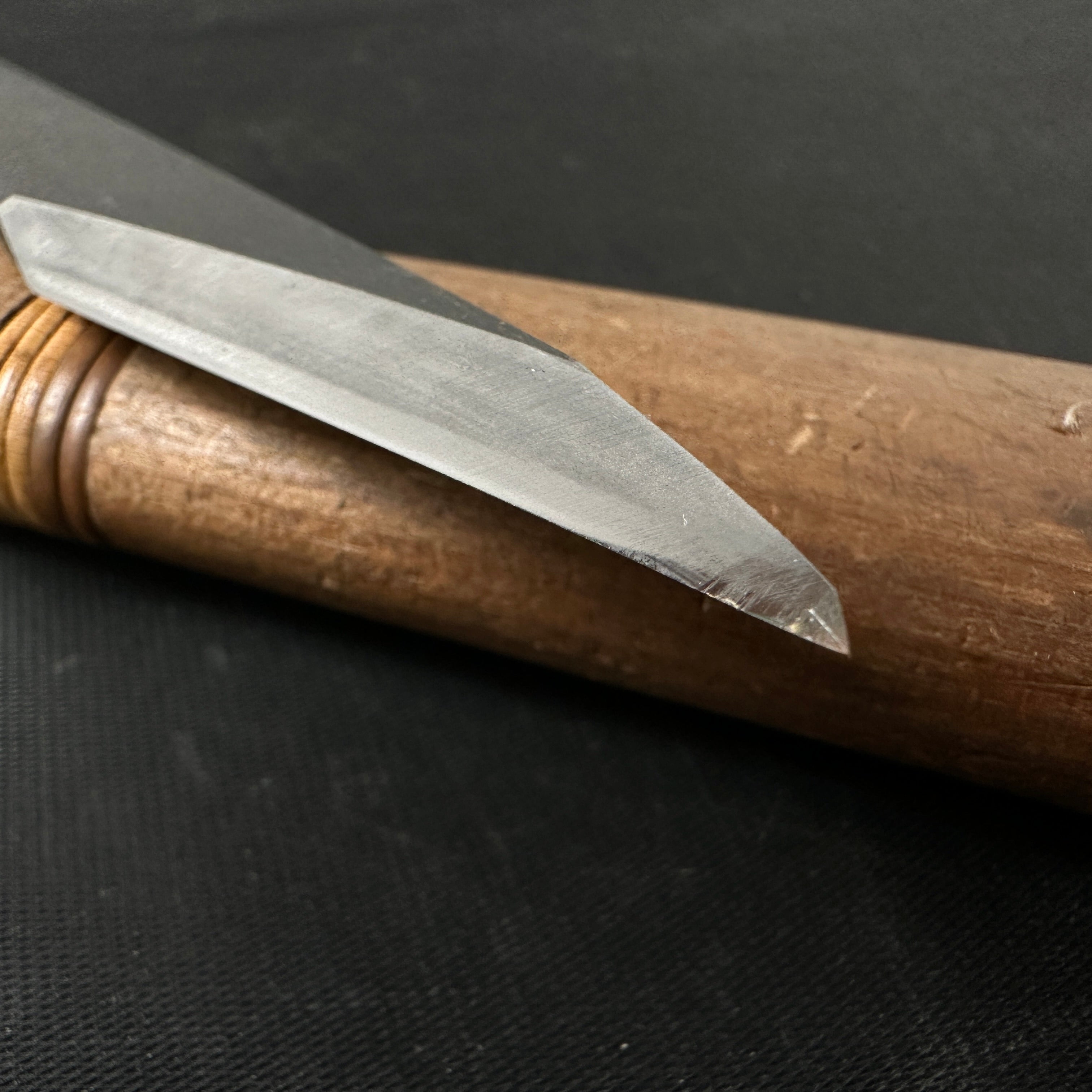 Ichikansai Sakamitsu  Kiridashi Kokatana with White Steel #2 一貫斎 坂光作 切出小刀  右