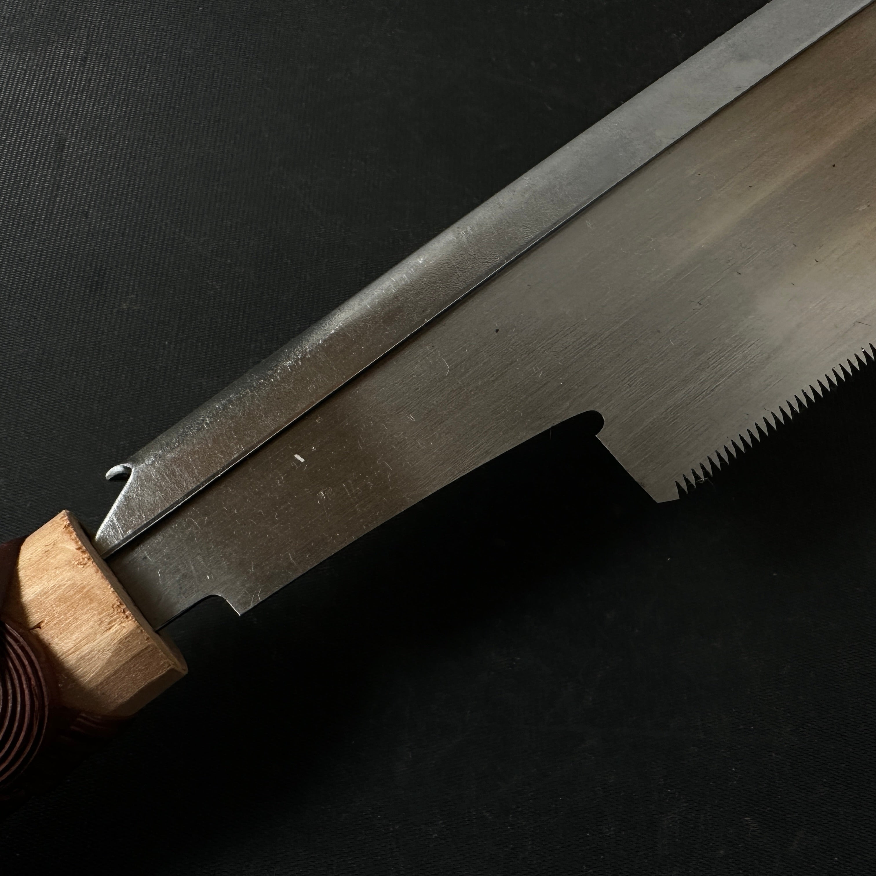 #D44 Old stock Nagakatsu Noko Japanese Rip cut Zero set Dozuki Saw For Hard Wood 長勝鋸 胴付き鋸 ホゾ挽 広葉材用 250mm