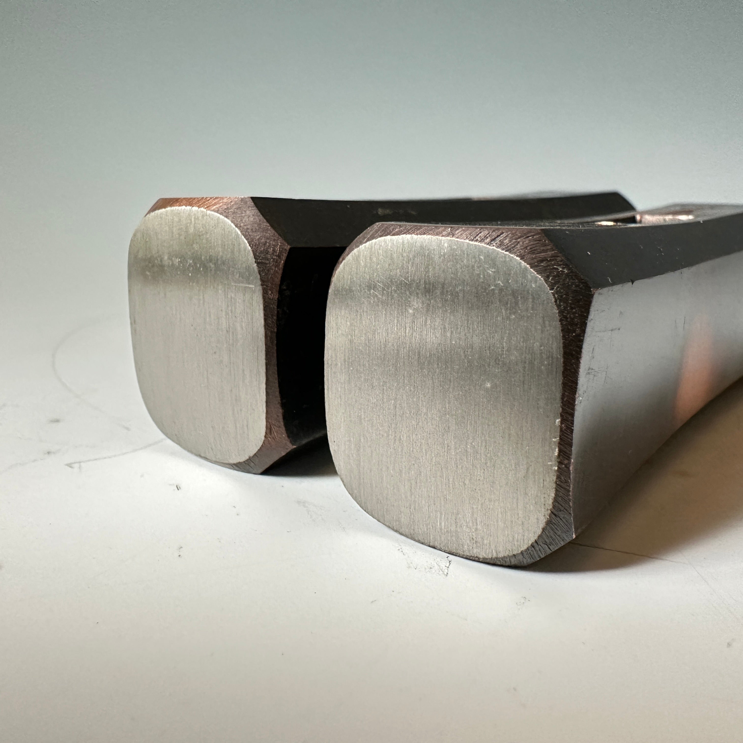 Old stock for Munehomale Octagon Hammers Blonze finish  掘出し物 小桧山作 八角玄翁 ブロンズ仕上