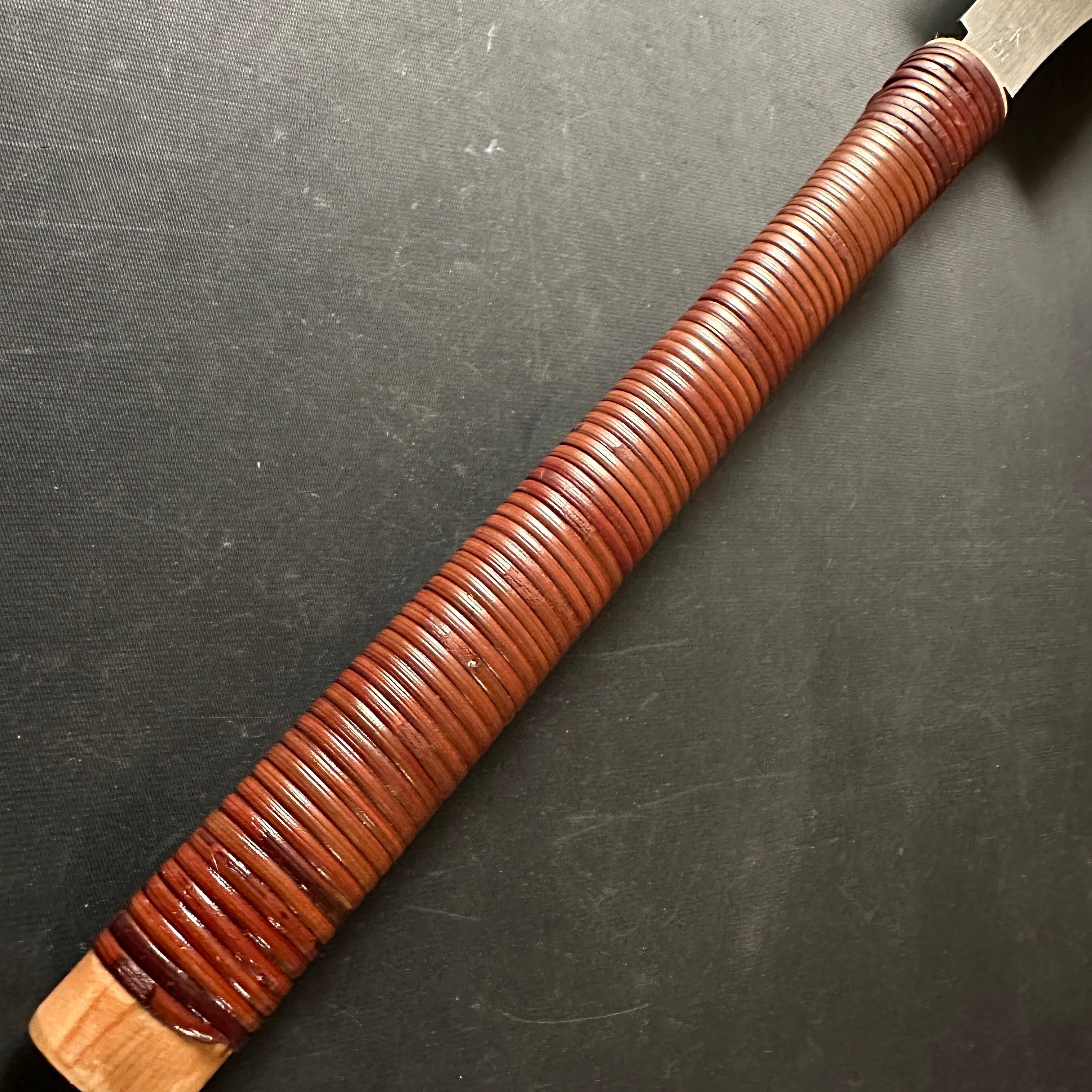 #61 Nagakatsu Double Edge (Ryoba) Saw with Eddy Type Handles For Soft Wood 長勝鋸 両刃鋸 渦巻き柄 針葉材用 225mm