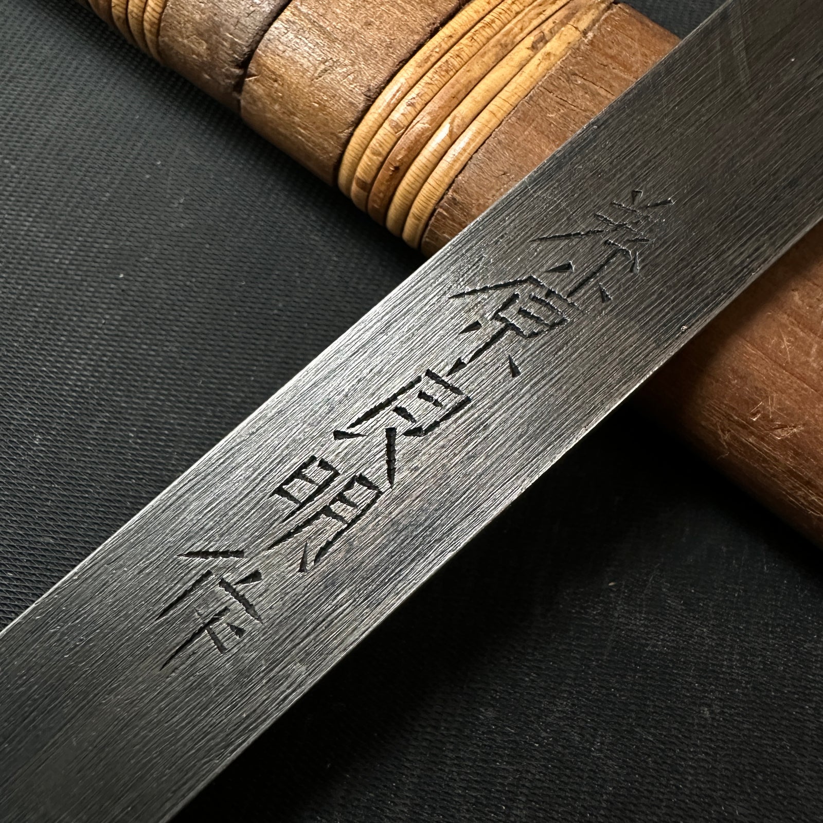 Old stock Fujiwara Yoshiaki Kiridashi Kokatana 掘出し物 藤原良明作 加藤清志氏 切出小刀 右 –  YAMASUKE KurashigeTools