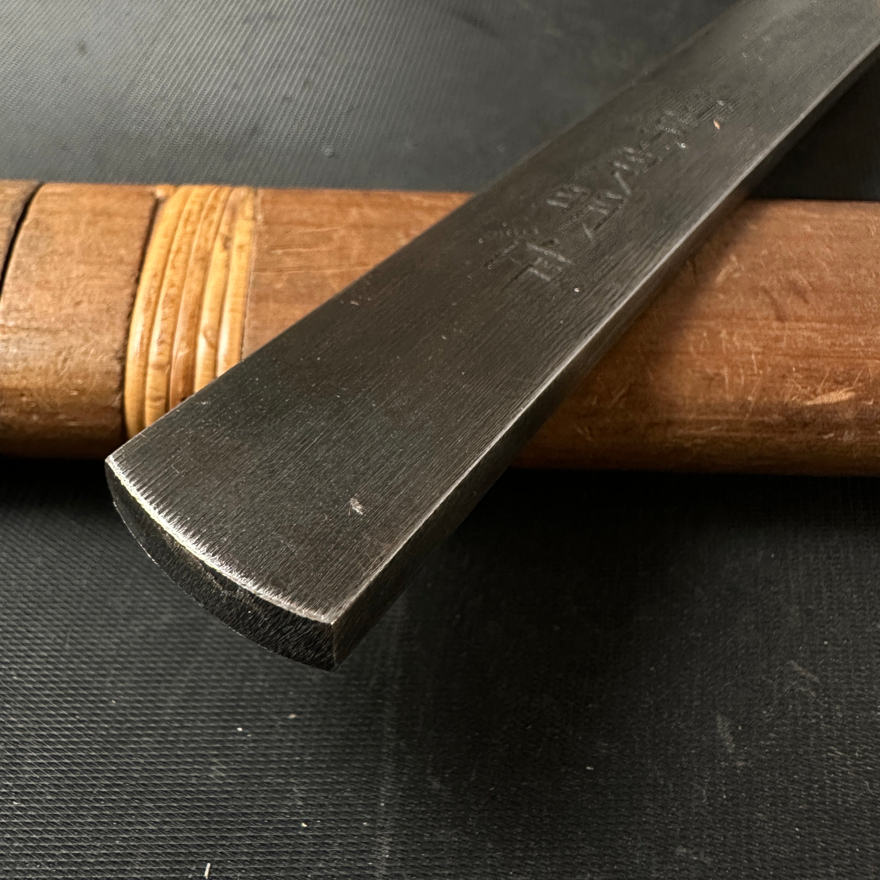 Old stock Fujiwara Yoshiaki Kiridashi Kokatana 掘出し物 藤原良明作 加藤清志氏 切出小刀 右 21mm