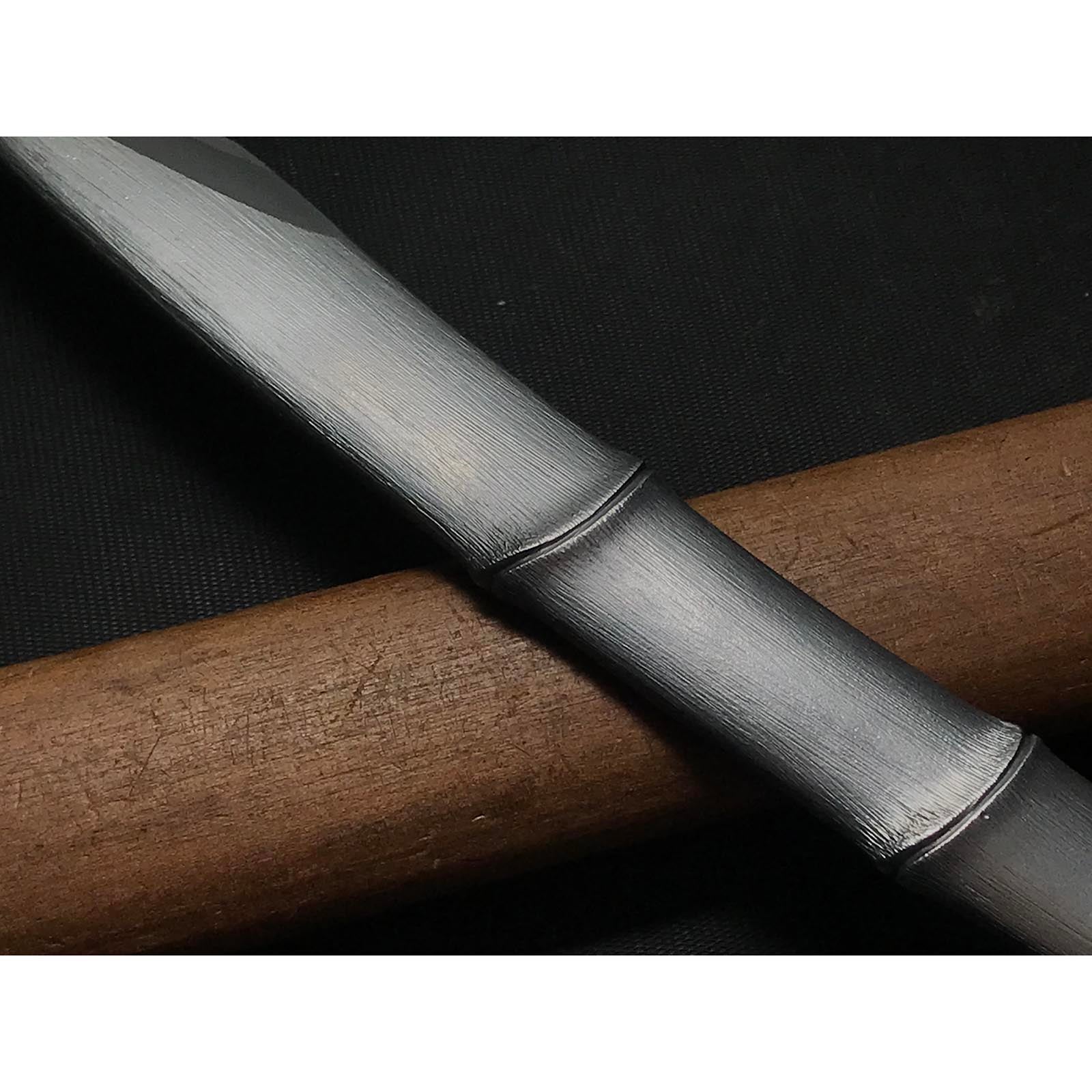 Old stock Bamboo Kiridashi Knives by Kunikei 3rd Right hand 掘出し物 三代目国慶作 竹節 切出し小刀 21mm 右
