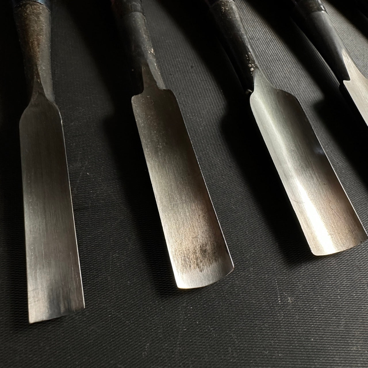 U1 Uchi maru chisels 5-piece set with white steel 掘出し物 内丸組