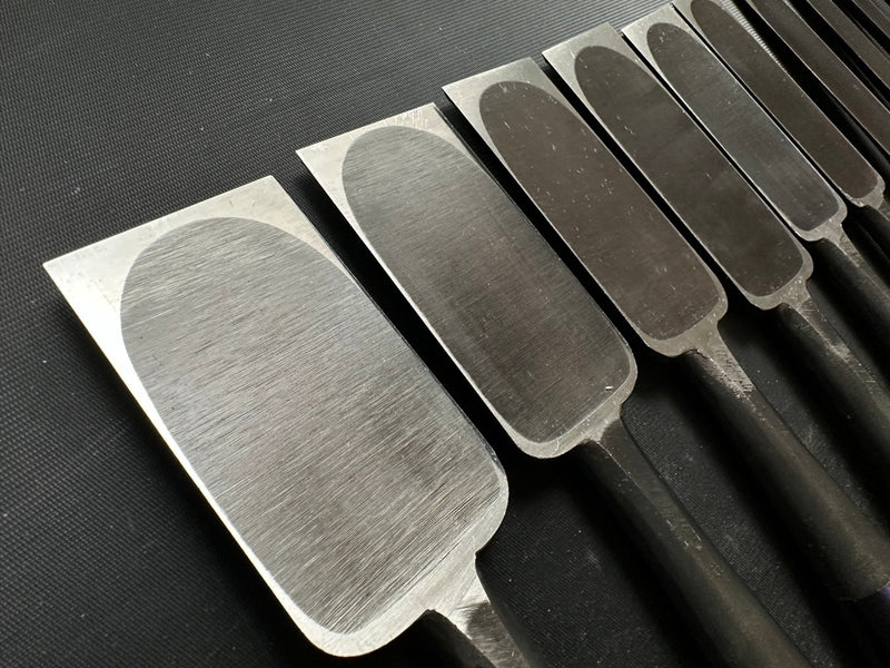Fujihiro Dovetail chisels set by Chuutarou Imai made-to-measure (custom-made) article 今井忠太郎作 二治弘 別注 鎬追入組鑿  Shinoginomi