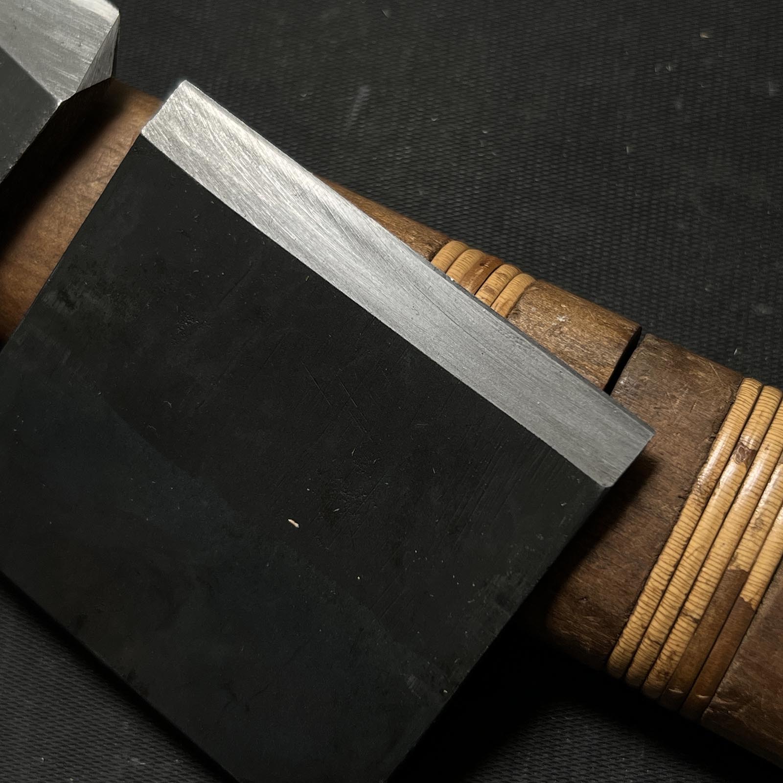 Old stock Sadatoki Smoothing Plane(Kanna) by Kabazawa Sadao 掘出し物 椛澤貞雄作 貞時 仕上げ鉋 70mm