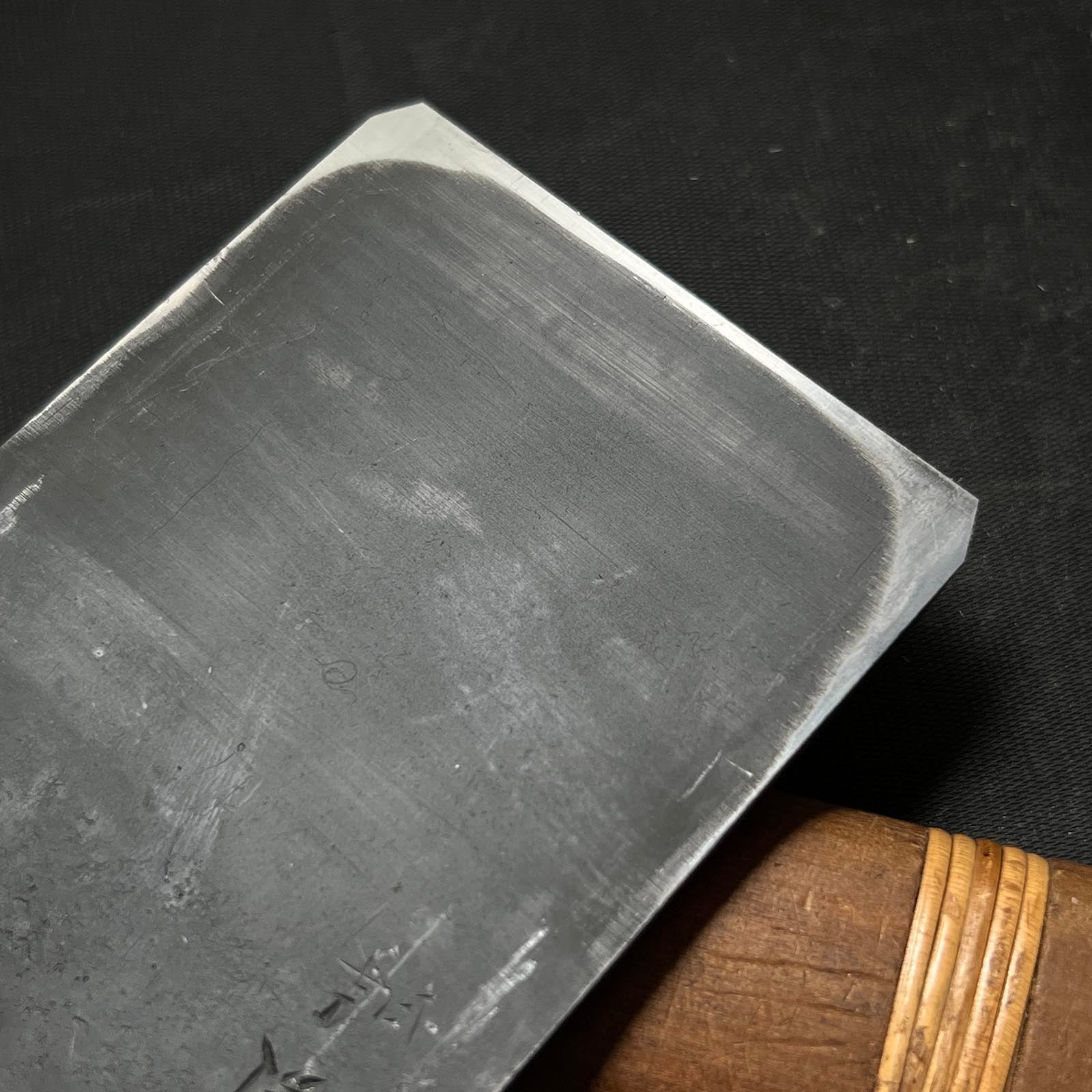 Old stock Sadatoki Smoothing Plane(Kanna) by Kabazawa Sadao 掘出し物 椛澤貞雄作 貞時 本銘 仕上げ鉋 70mm