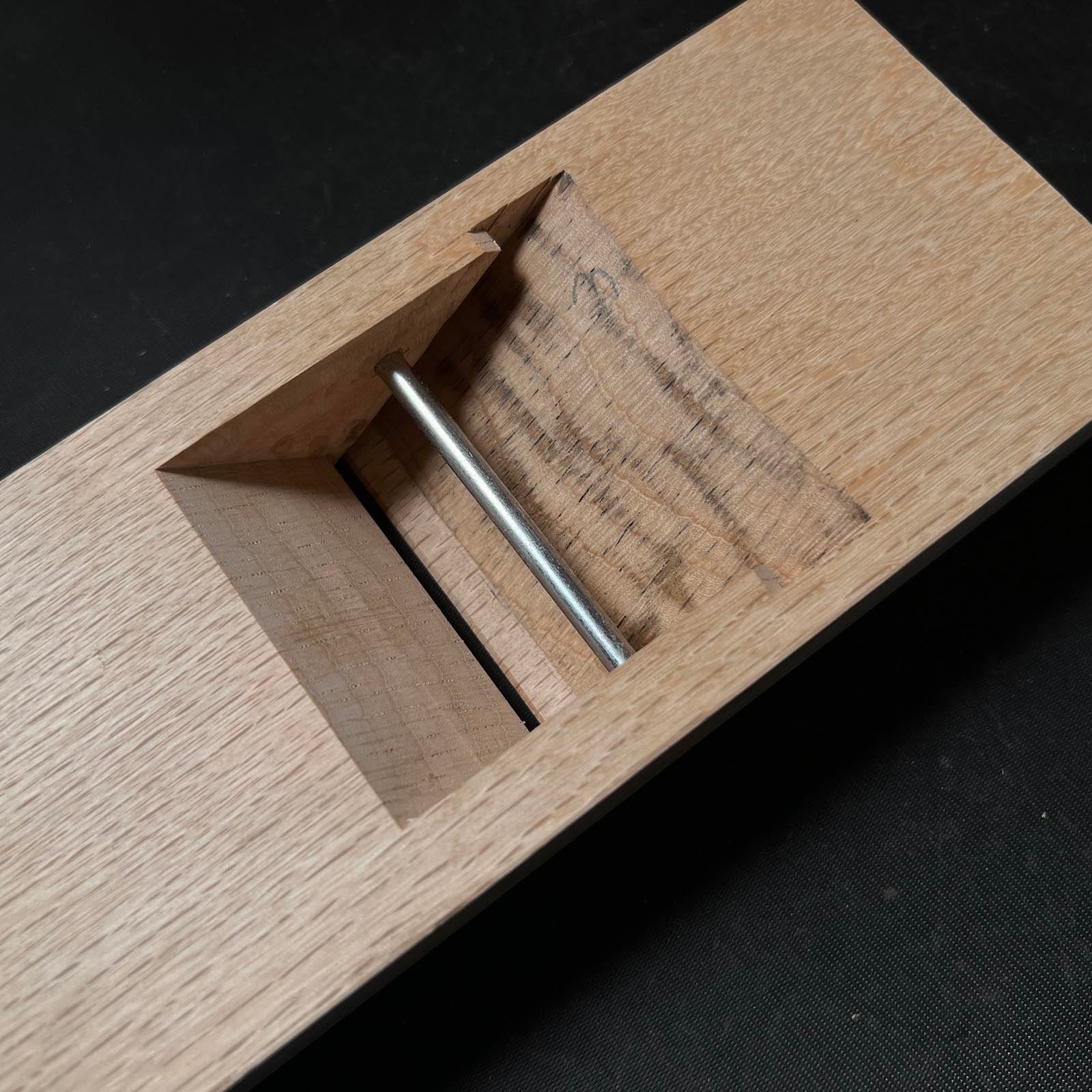 Old stock Sadatoki Smoothing Plane(Kanna) by Kabazawa Sadao 掘出し物 椛澤貞雄作 貞時 本銘 仕上げ鉋 70mm