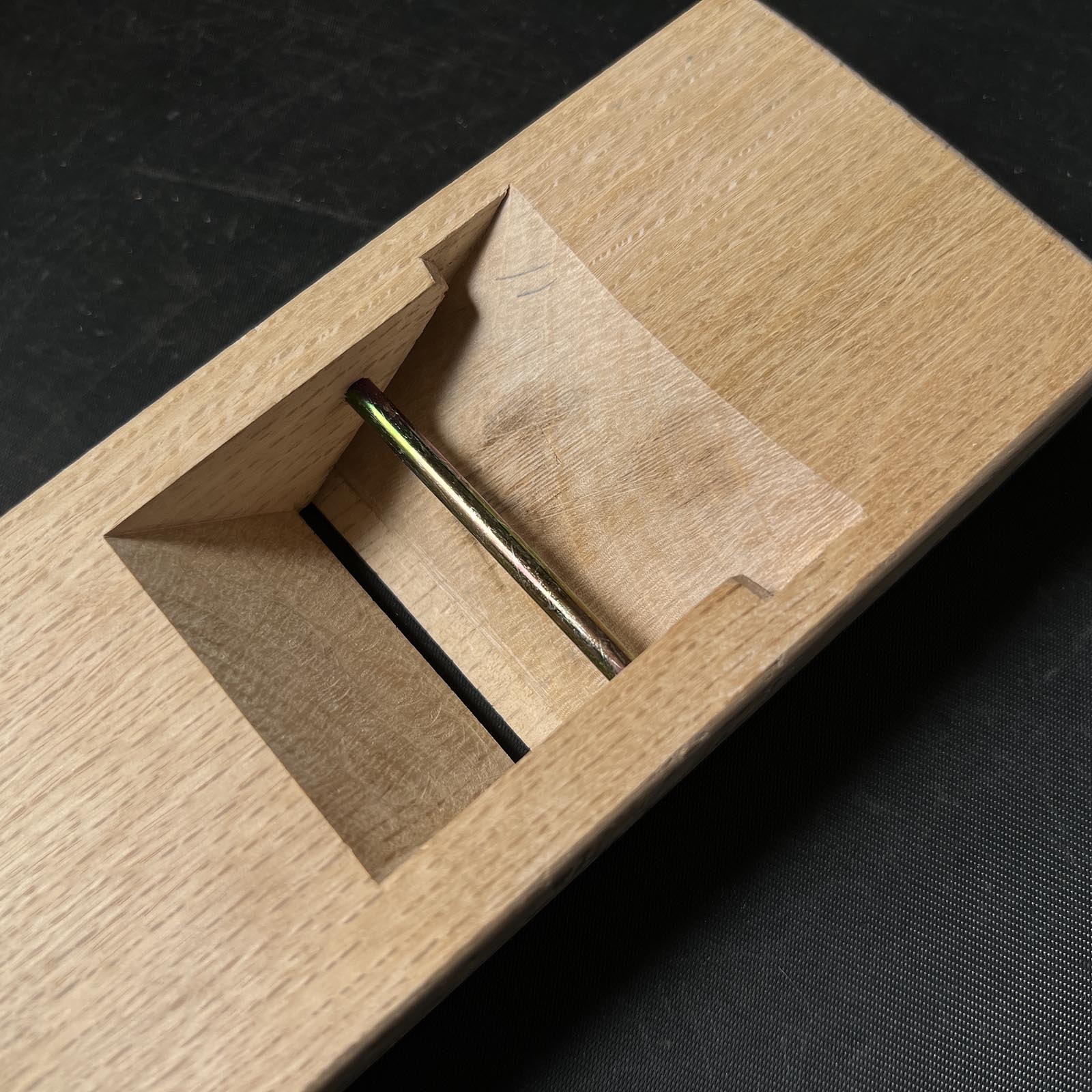 Old stock Sadatoki Smoothing Plane(Kanna) by Kabazawa Sadao 掘出し物 椛澤貞雄作 貞時 仕上げ鉋 70mm