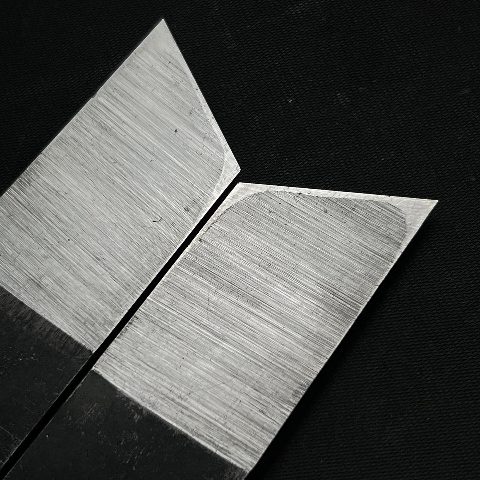 Yoshitaka Special Rabbet Planes with Blue steel Left & Right 義隆 一枚鉋 左右 蟻際鉋 30mm Ari-Kiwakanna