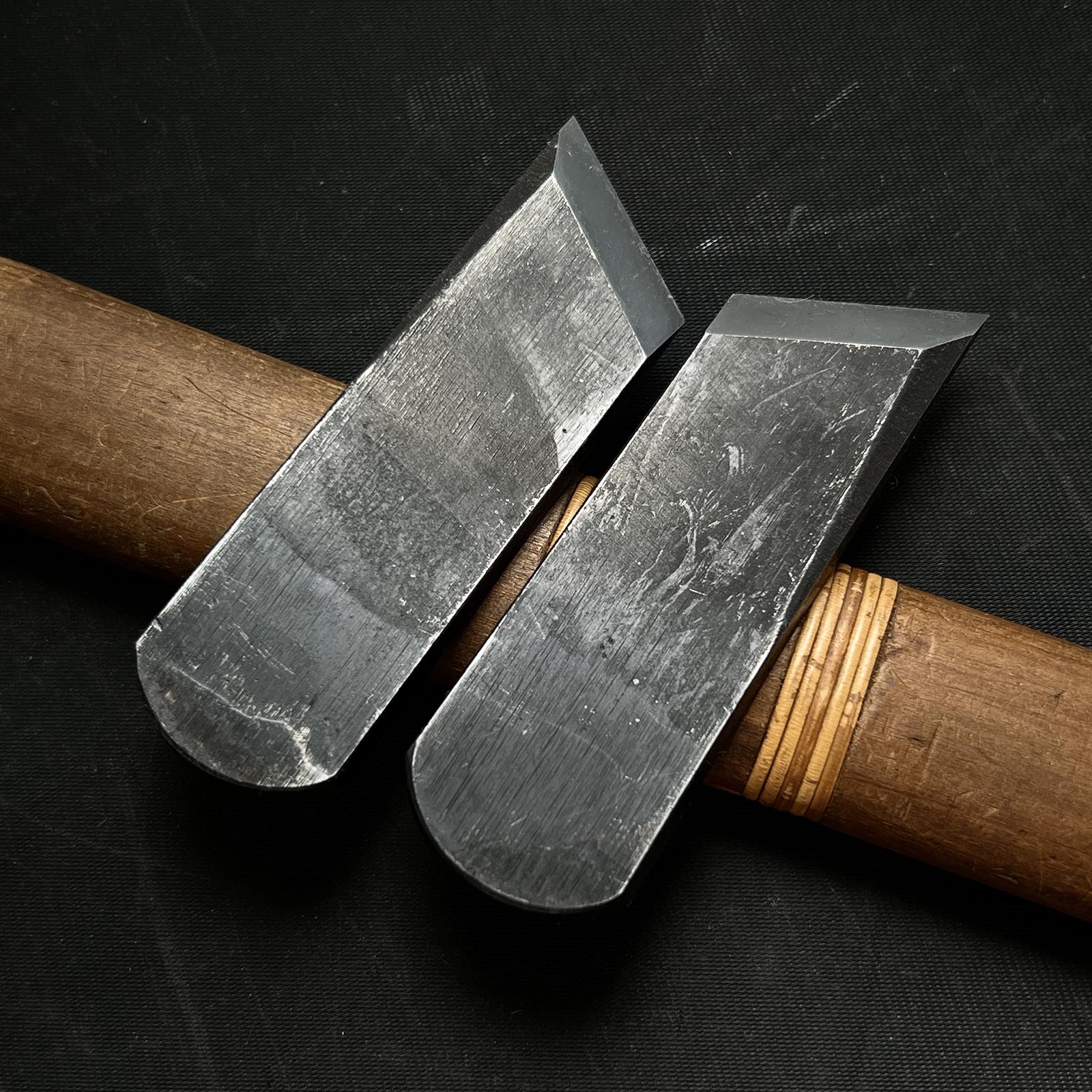 Yoshitaka Special Rabbet Planes with Blue steel Left & Right 義隆 一枚鉋 左右 蟻際鉋 30mm Ari-Kiwakanna