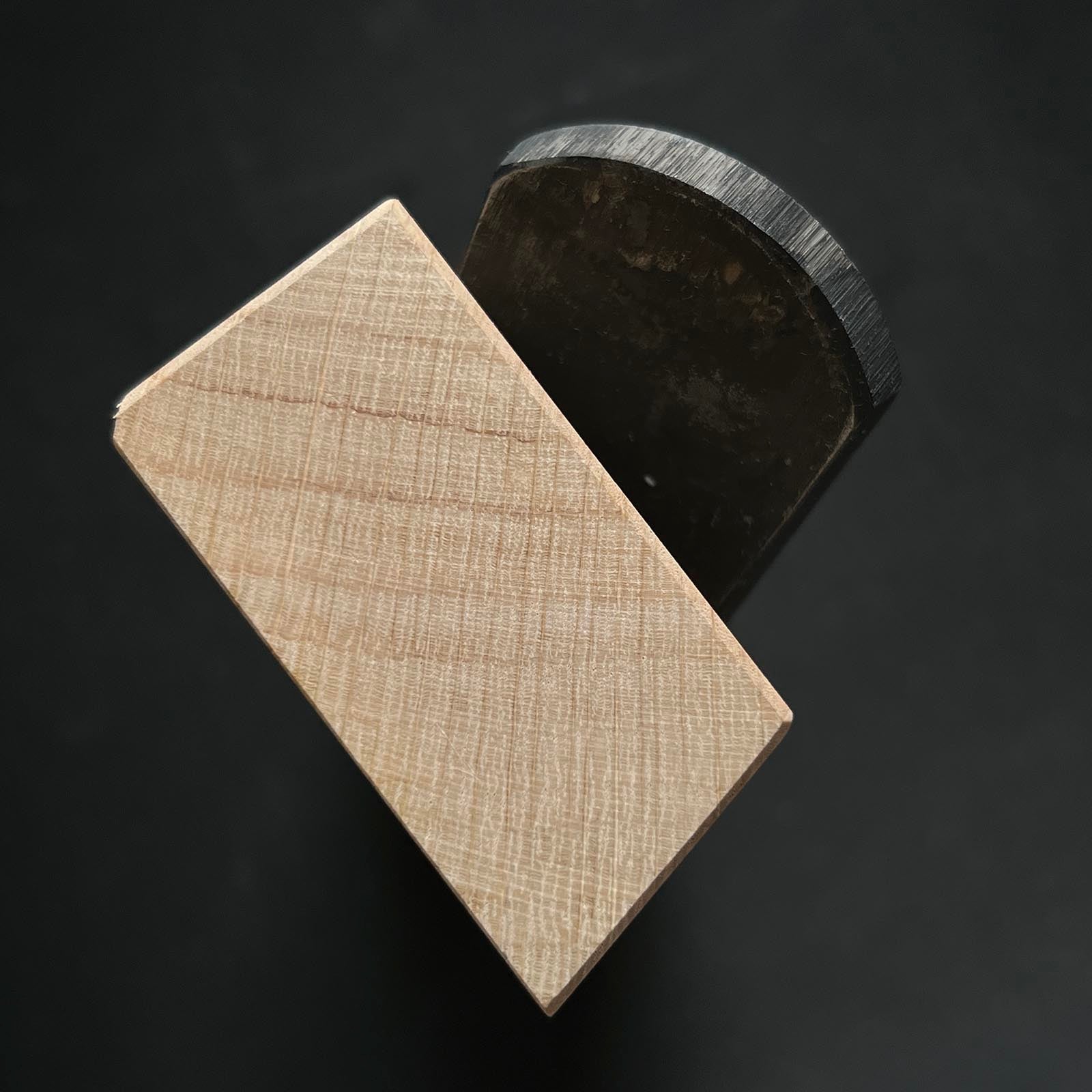 Yoshitaka Special Rabbet Planes with Blue steel 義隆 一枚鉋 右 蟻際鉋 42mm Ari-Kiwakanna